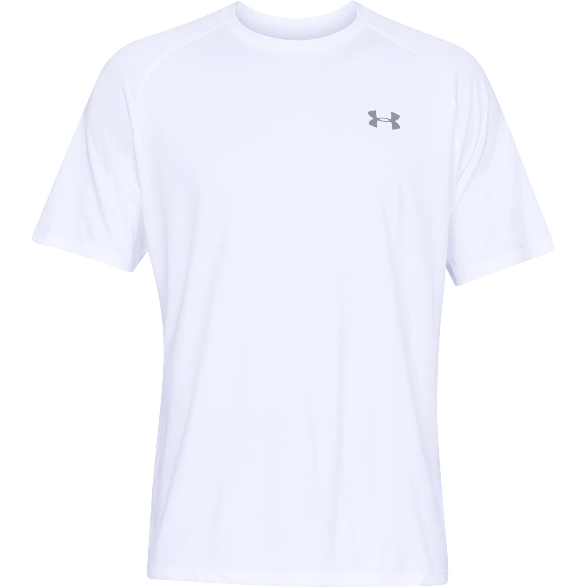 Under Armour Men's Tech 2.0 White Tee - WHITE Thumbnail View 4