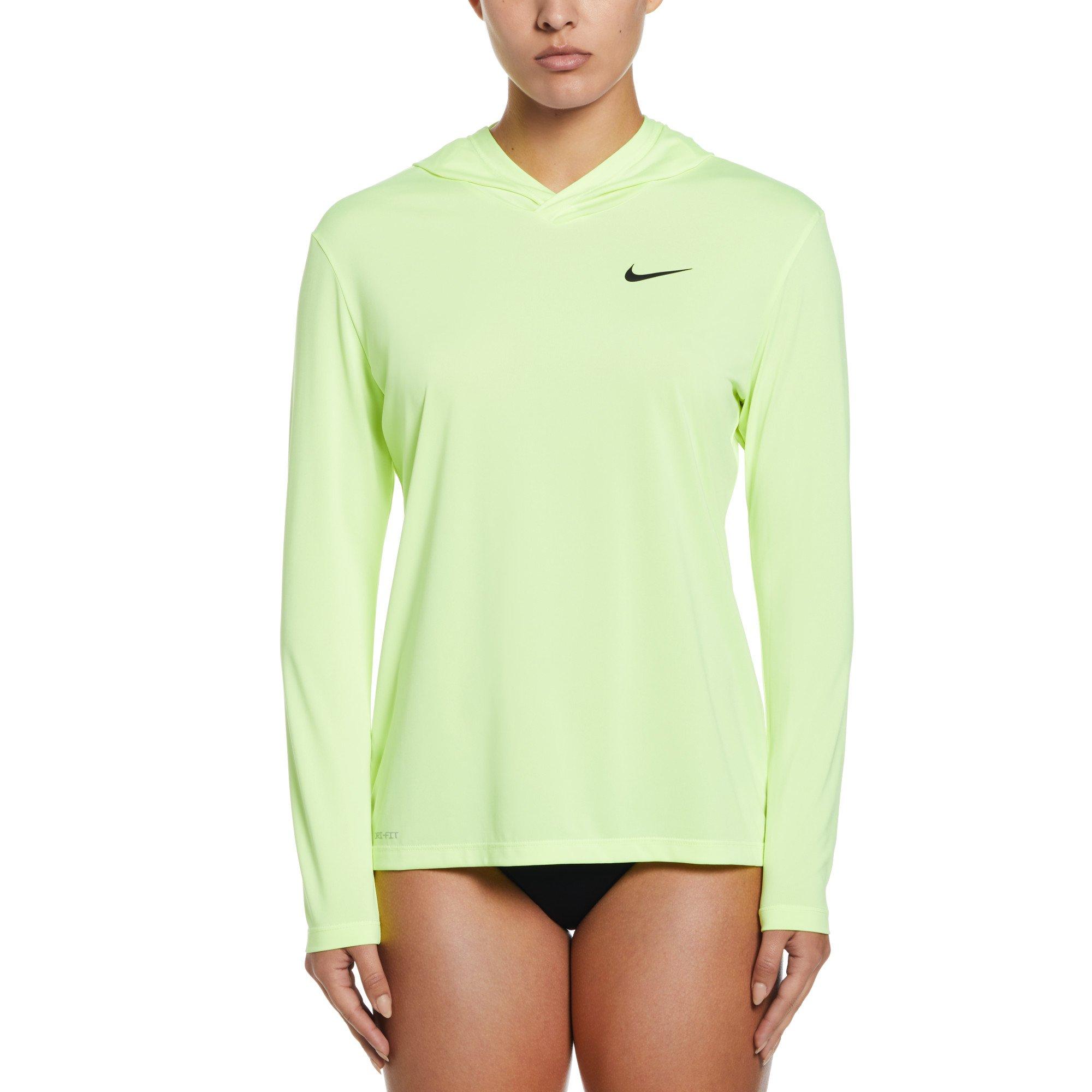 Nike Women's Swim Essential Long Sleeve Hooded Hydroguard Shirt