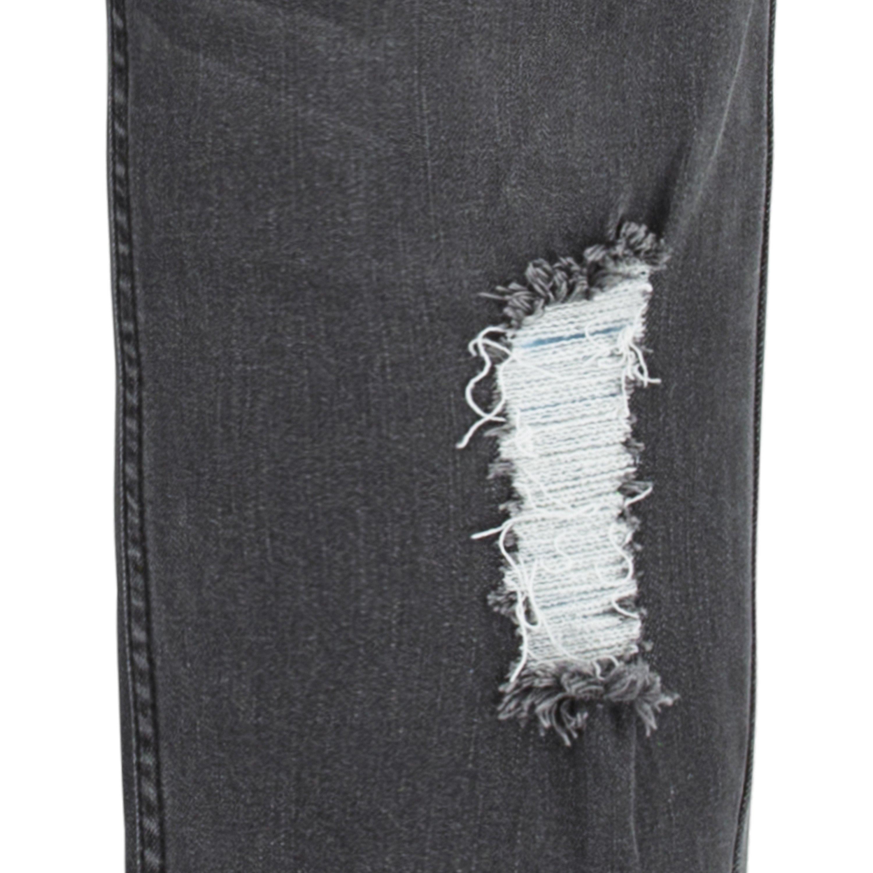 Levi's 502 Regular Taper Fit Big Boys' Black Wash Denim Jeans