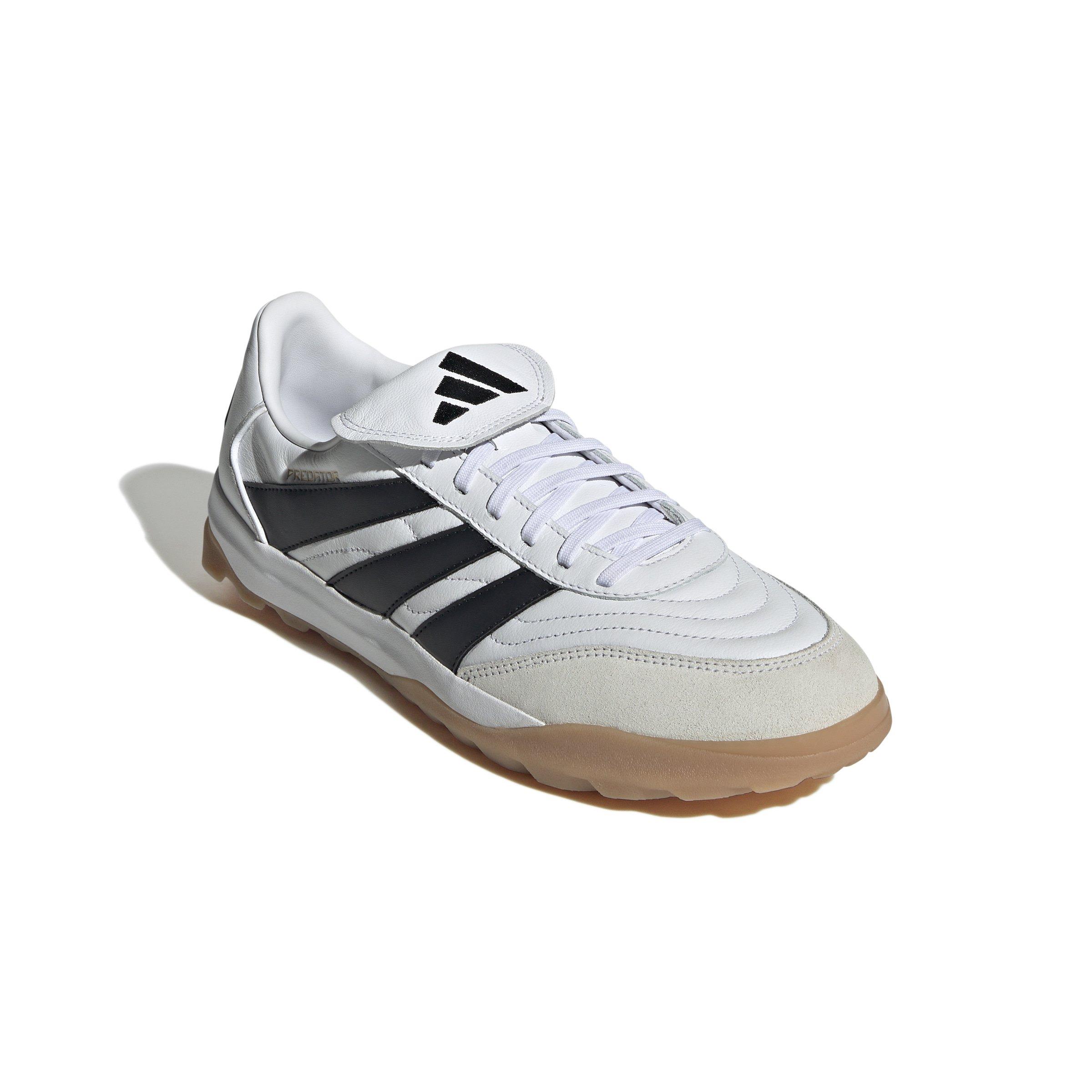adidas Predator Trainers Turf "Ftwr White/Core Black/Gold Metallic" Unisex Soccer Shoe - WHITE/BLACK/GOLD Thumbnail View 3