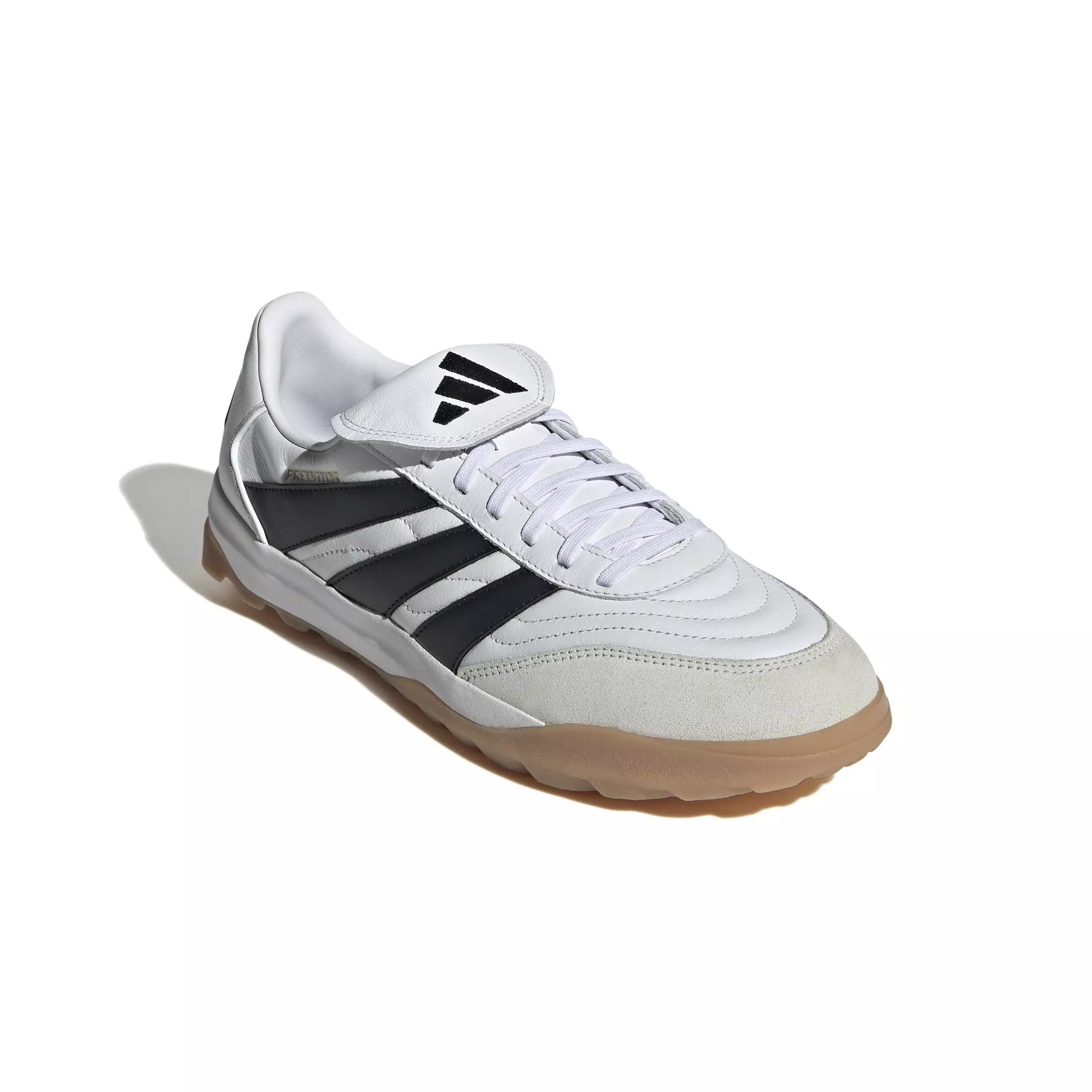adidas Predator Trainers Turf "Ftwr White/Core Black/Gold Metallic" Unisex Soccer Shoe - WHITE/BLACK/GOLD