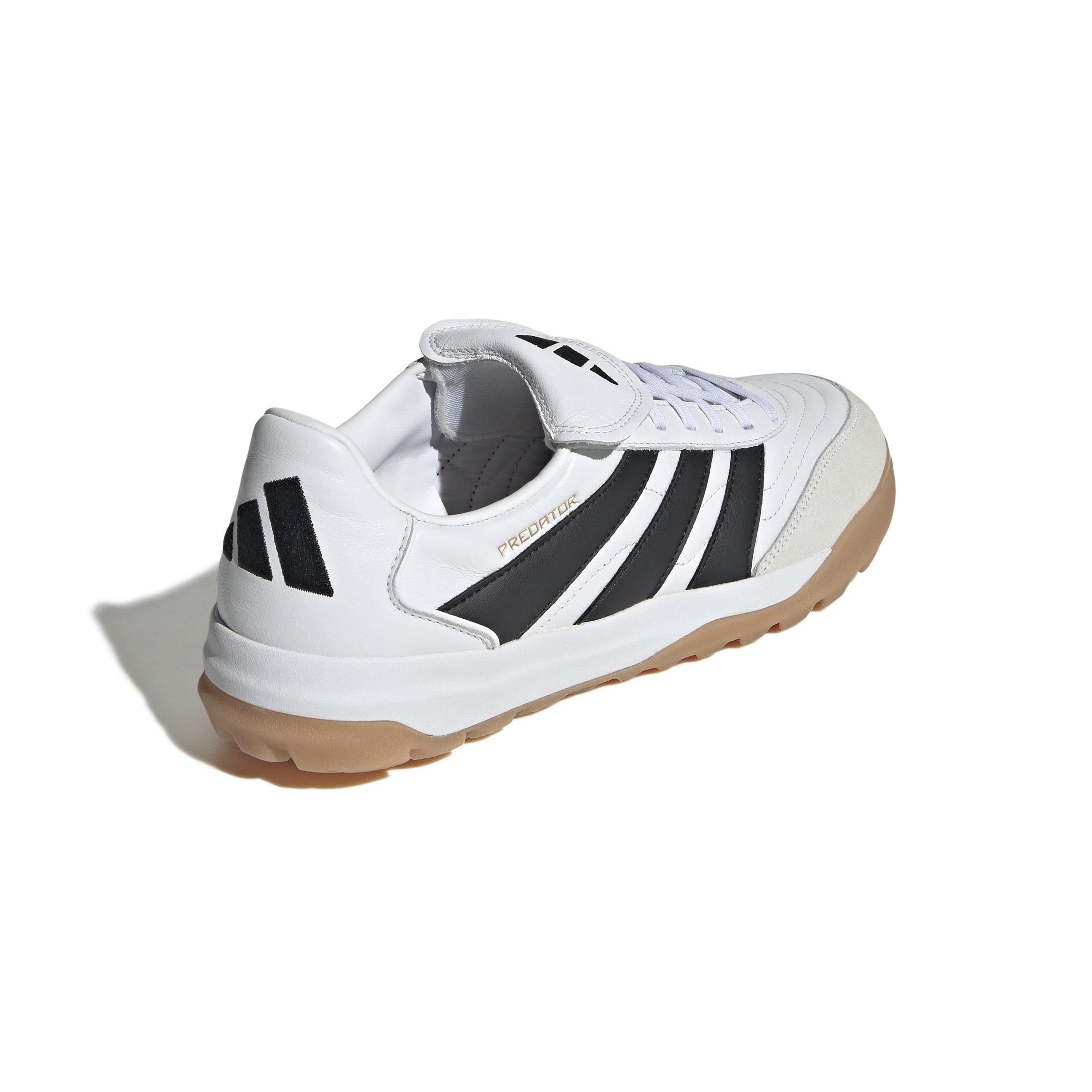 adidas Predator Trainers Turf "Ftwr White/Core Black/Gold Metallic" Unisex Soccer Shoe - WHITE/BLACK/GOLD Thumbnail View 4