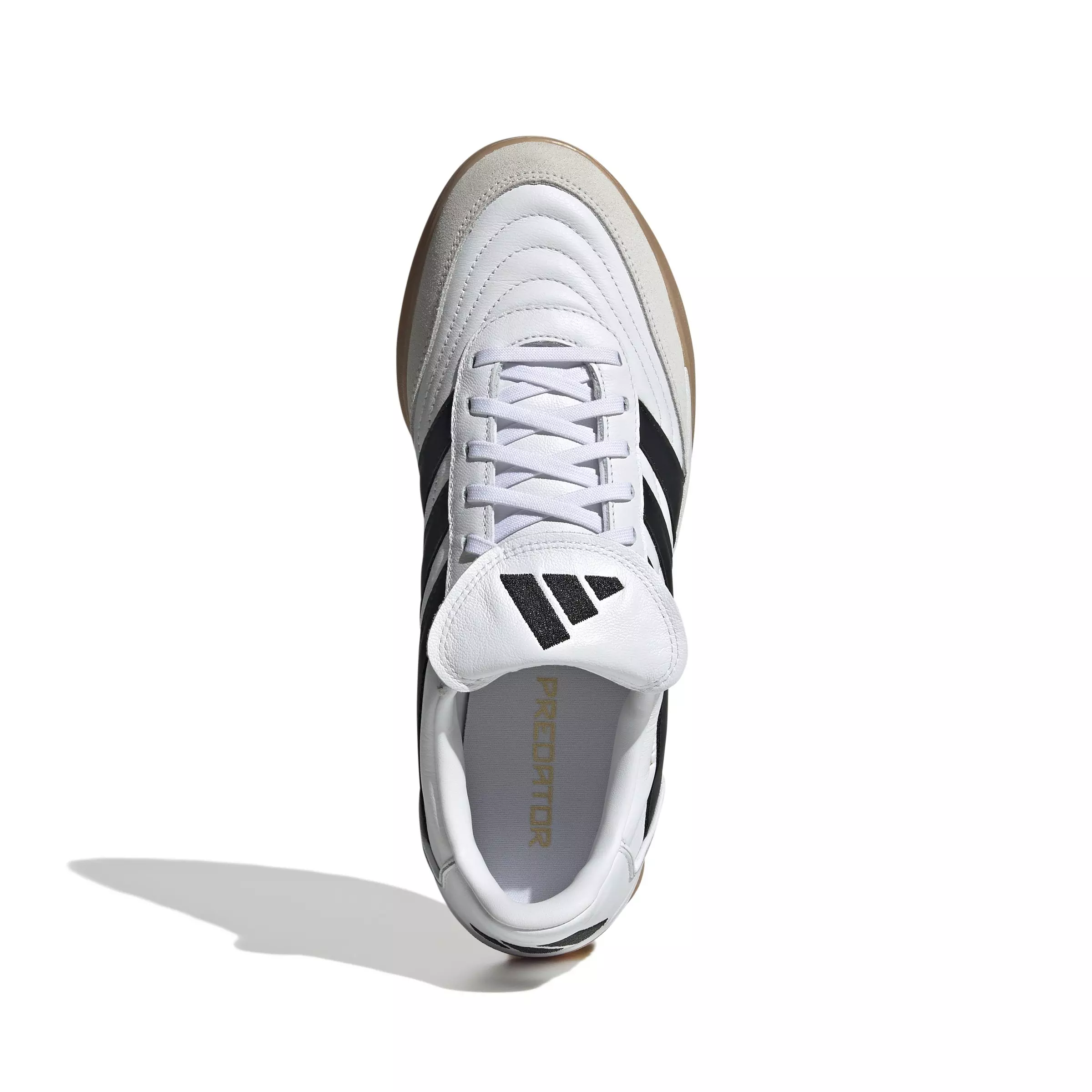 adidas Predator Trainers Turf "Ftwr White/Core Black/Gold Metallic" Unisex Soccer Shoe - WHITE/BLACK/GOLD