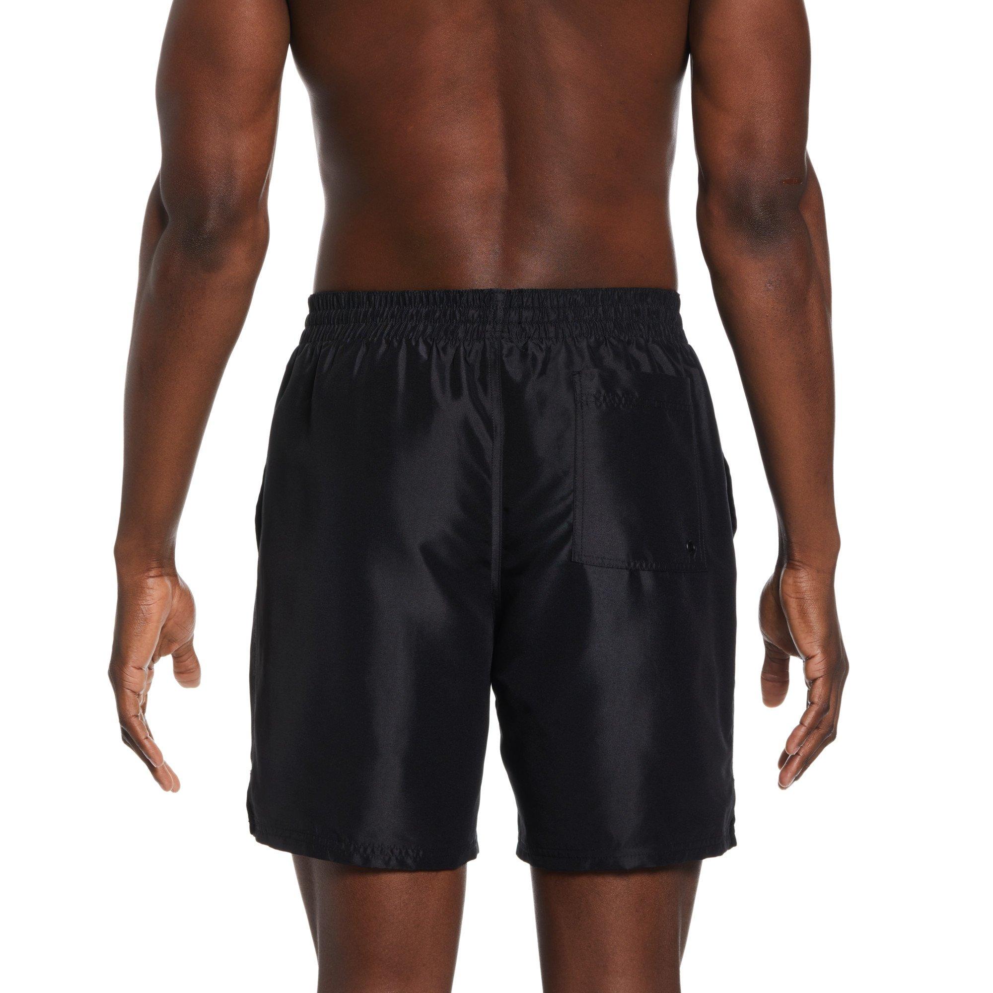 Nike Men's Swim 7" Volley Short - BLACK Thumbnail View 2