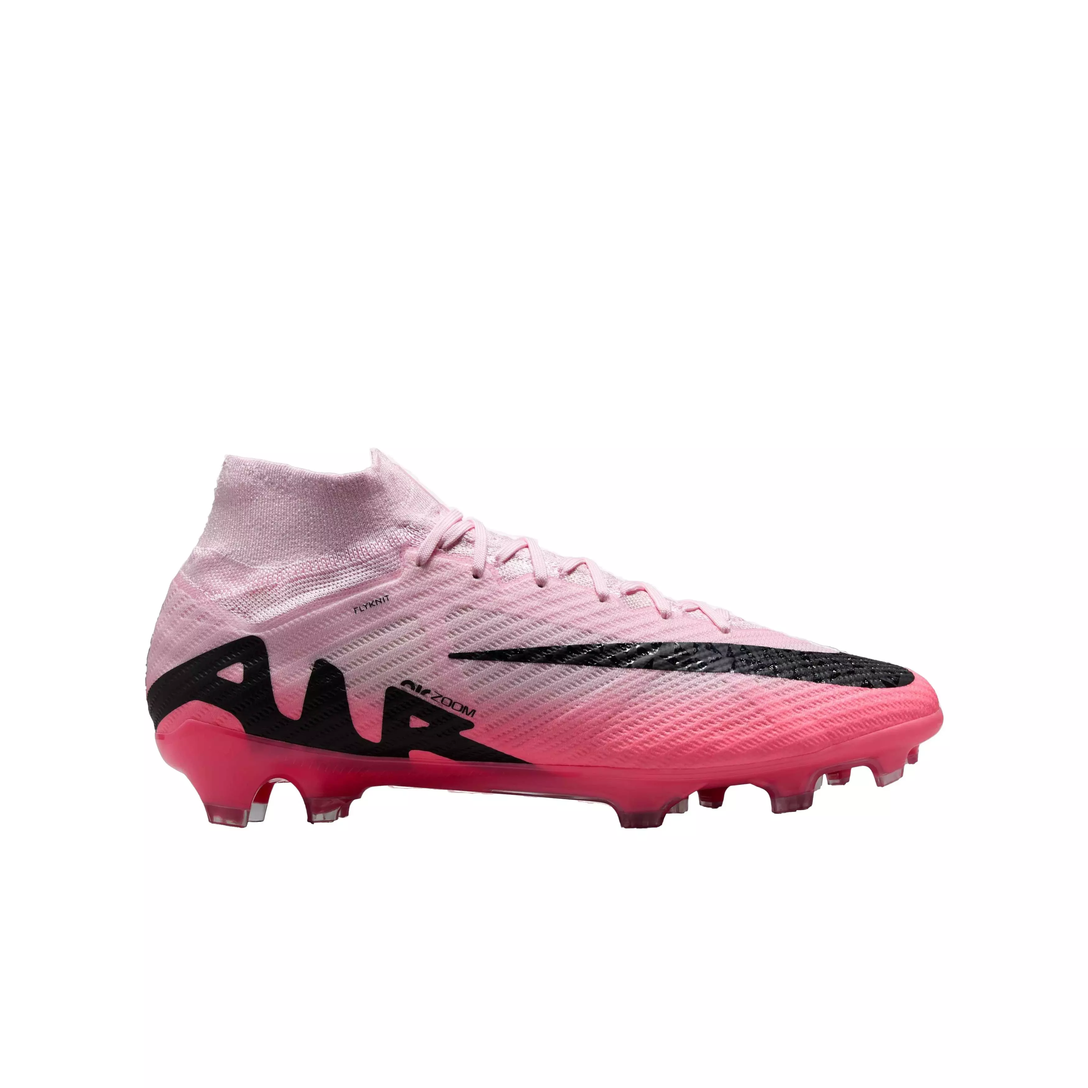 Nike Mercurial Superfly 9 Elite FG "Pink Foam/Black" Grade School Kids' Soccer Cleat - PINK/BLACK