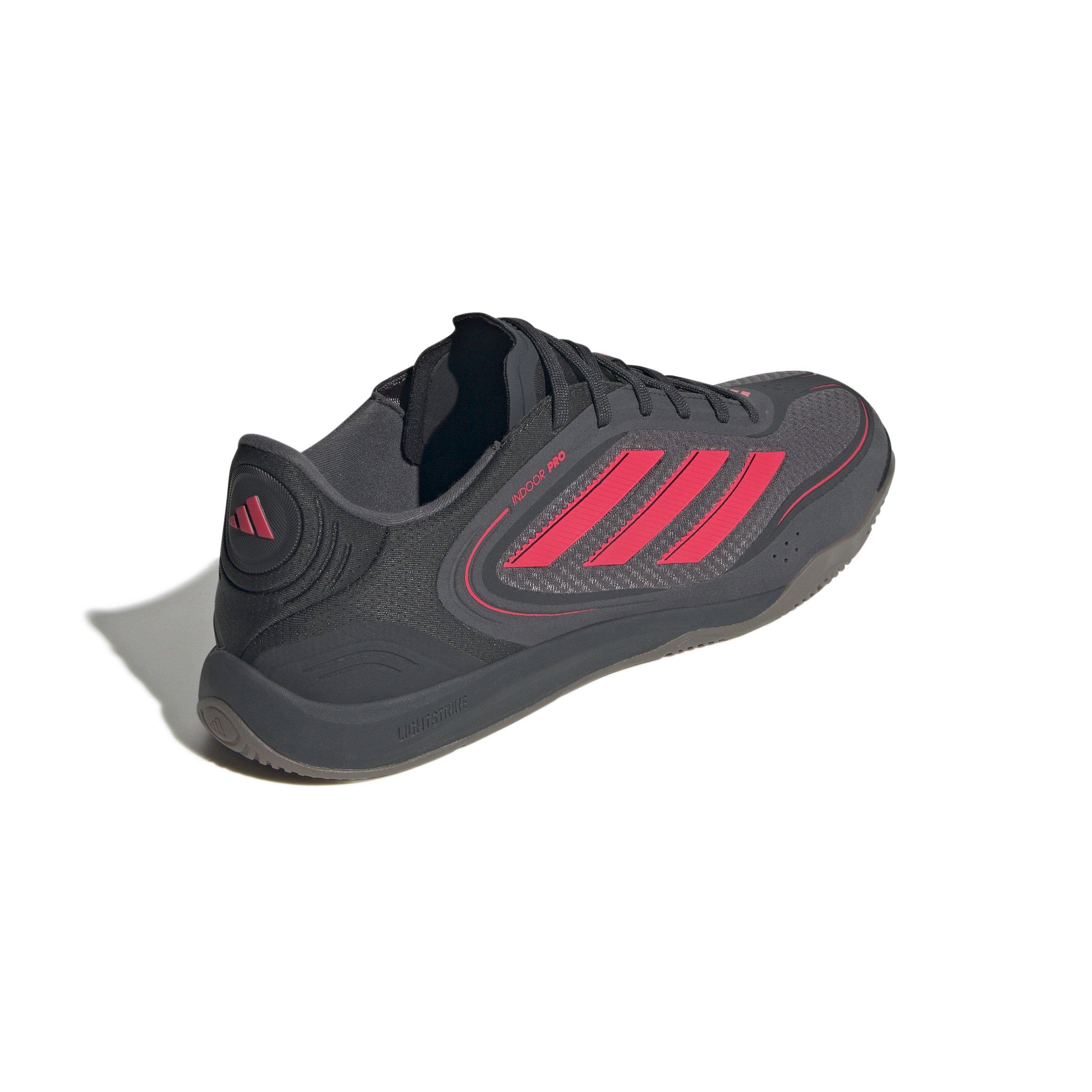 adidas Copa Pro Indoor "Carbon/Lucid Red/Grey Strata" Unisex Soccer Shoe - CARBON/RED/GREY Thumbnail View 4
