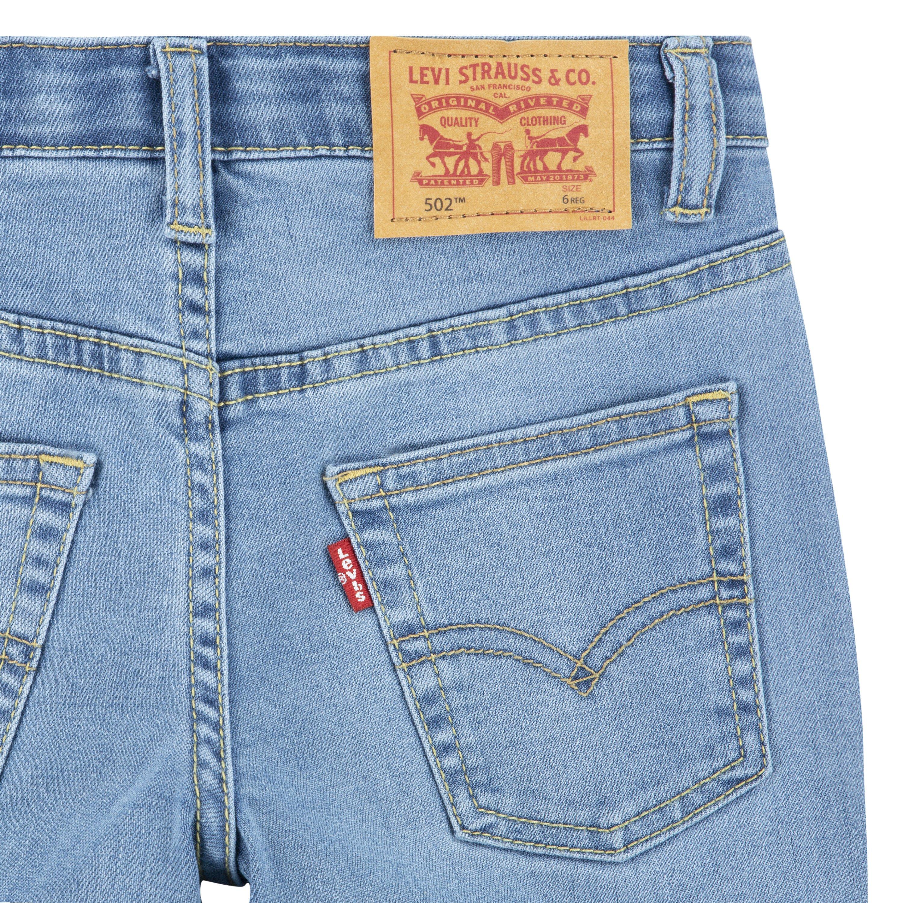 Levi's 502 Regular Taper Fit Little Boys' Light Blue Wash Denim Jeans