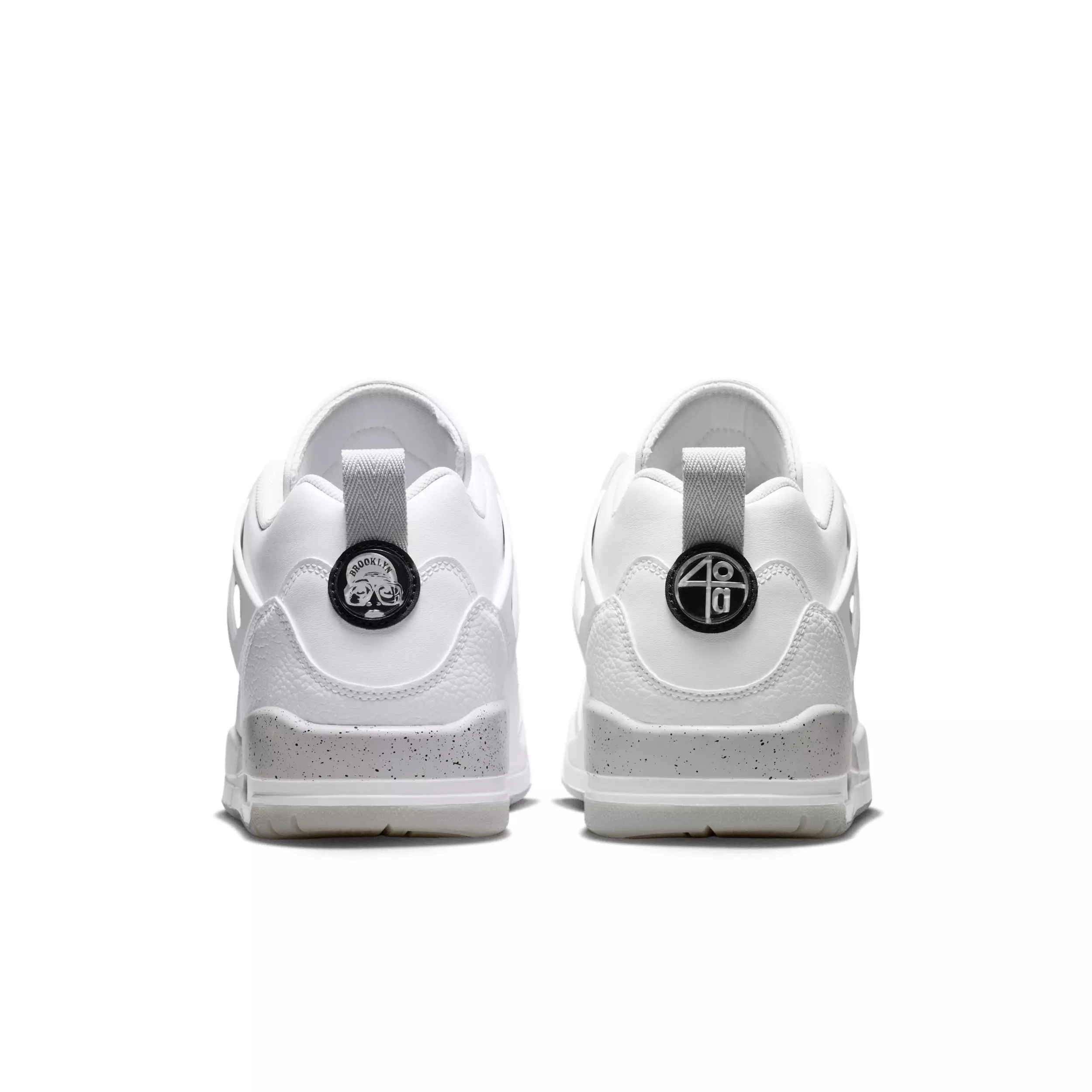 Jordan Spizike Low "White/Grey Fog/Fire Red/Black" Men's Shoe - WHITE/GREY/RED/BLACK