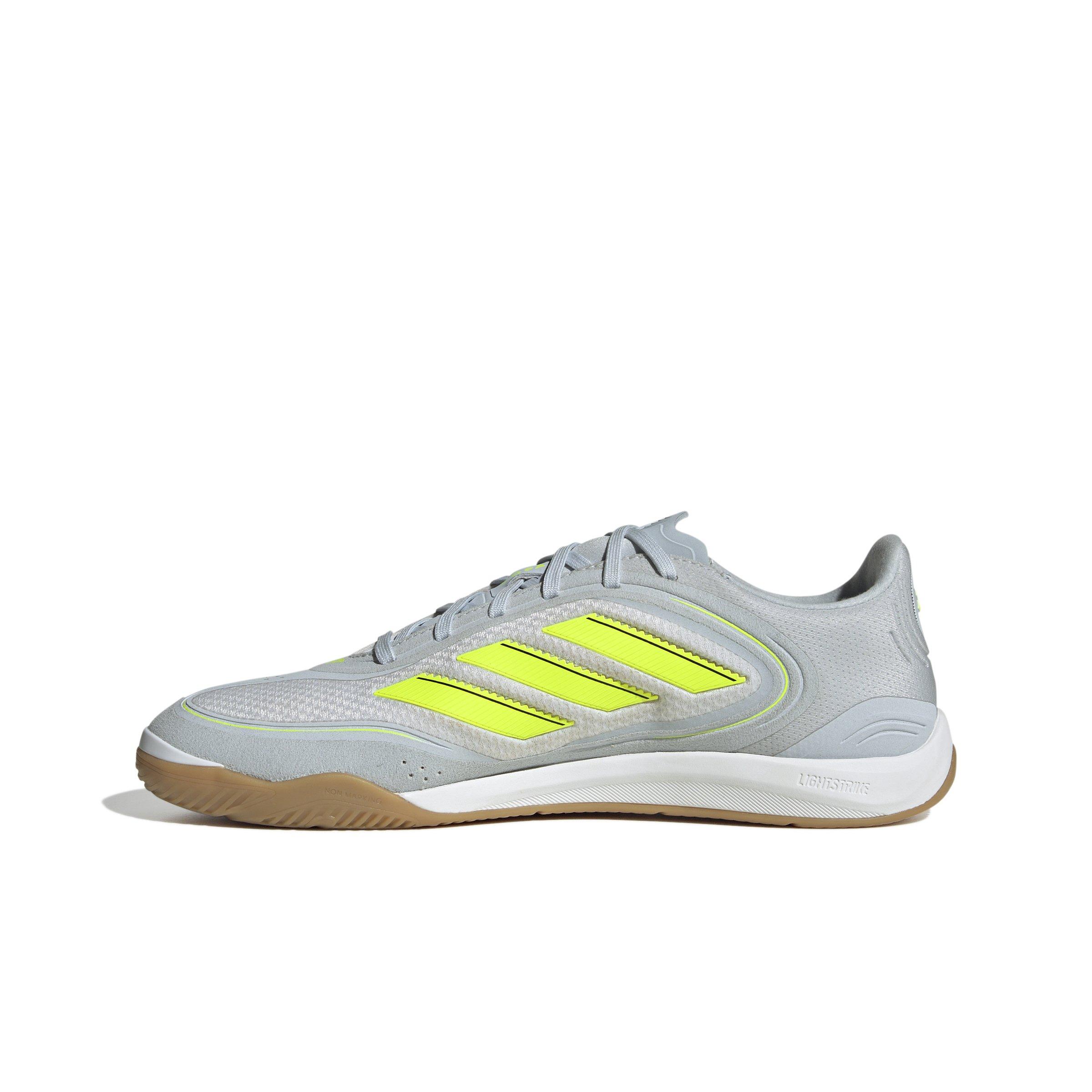 adidas Copa Pro Indoor "Ftwr White/Iron Metallic/Halo Blue" Unisex Soccer Shoe - WHITE/IRON/BLUE Thumbnail View 2