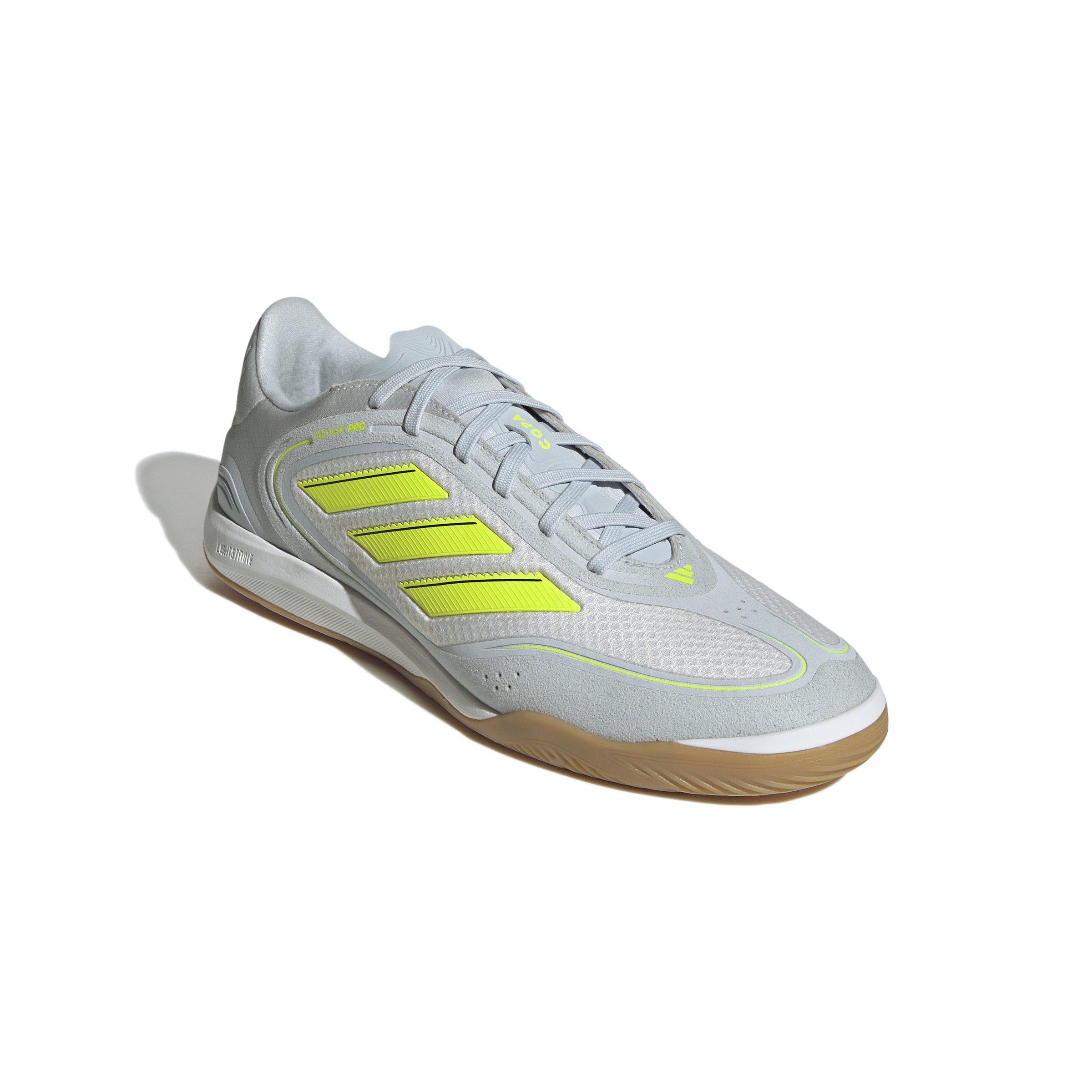 adidas Copa Pro Indoor "Ftwr White/Iron Metallic/Halo Blue" Unisex Soccer Shoe - WHITE/IRON/BLUE Thumbnail View 3