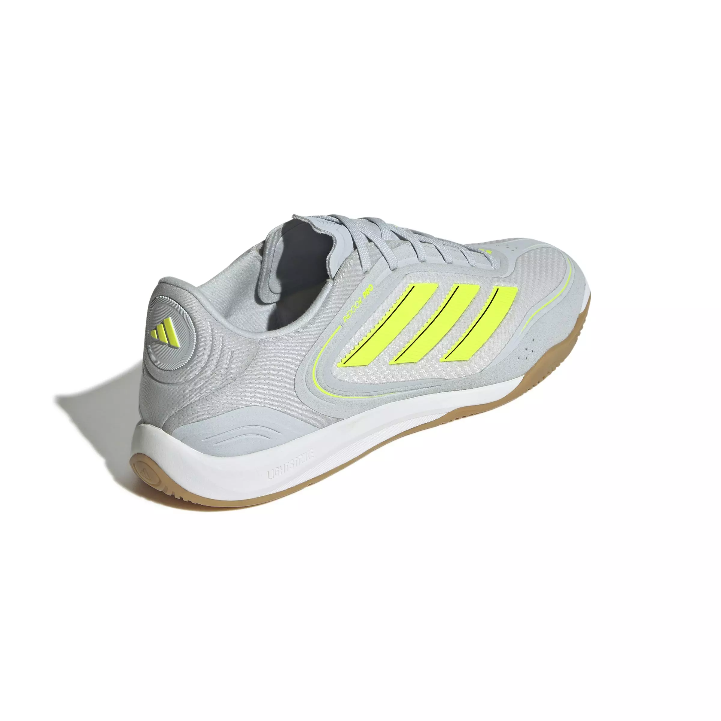 adidas Copa Pro Indoor "Ftwr White/Iron Metallic/Halo Blue" Unisex Soccer Shoe - WHITE/IRON/BLUE