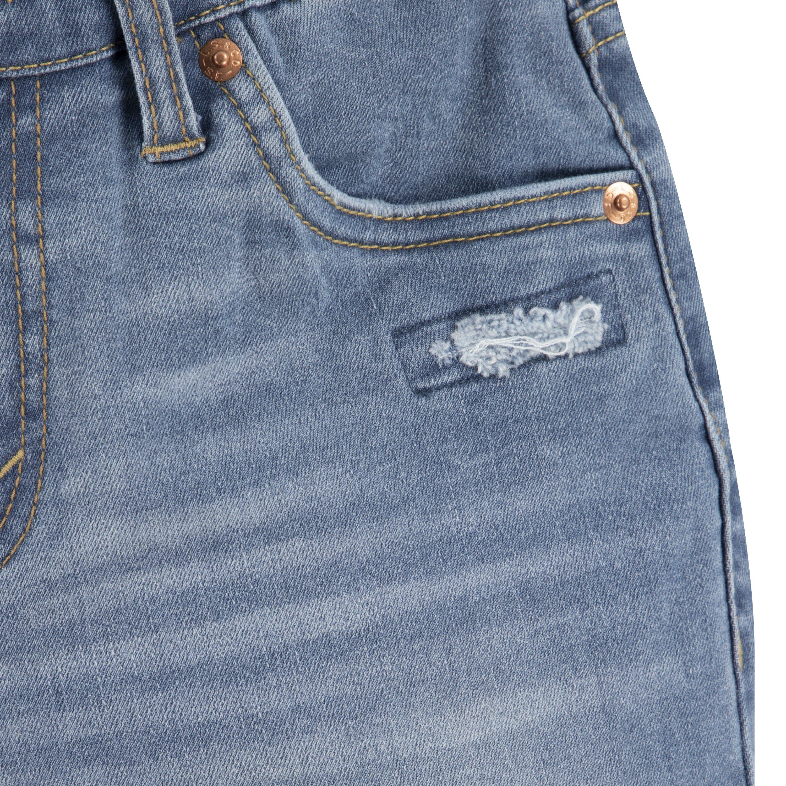 Levi's 502 Regular Taper Fit Big Boys' Light Blue Wash Denim Jeans