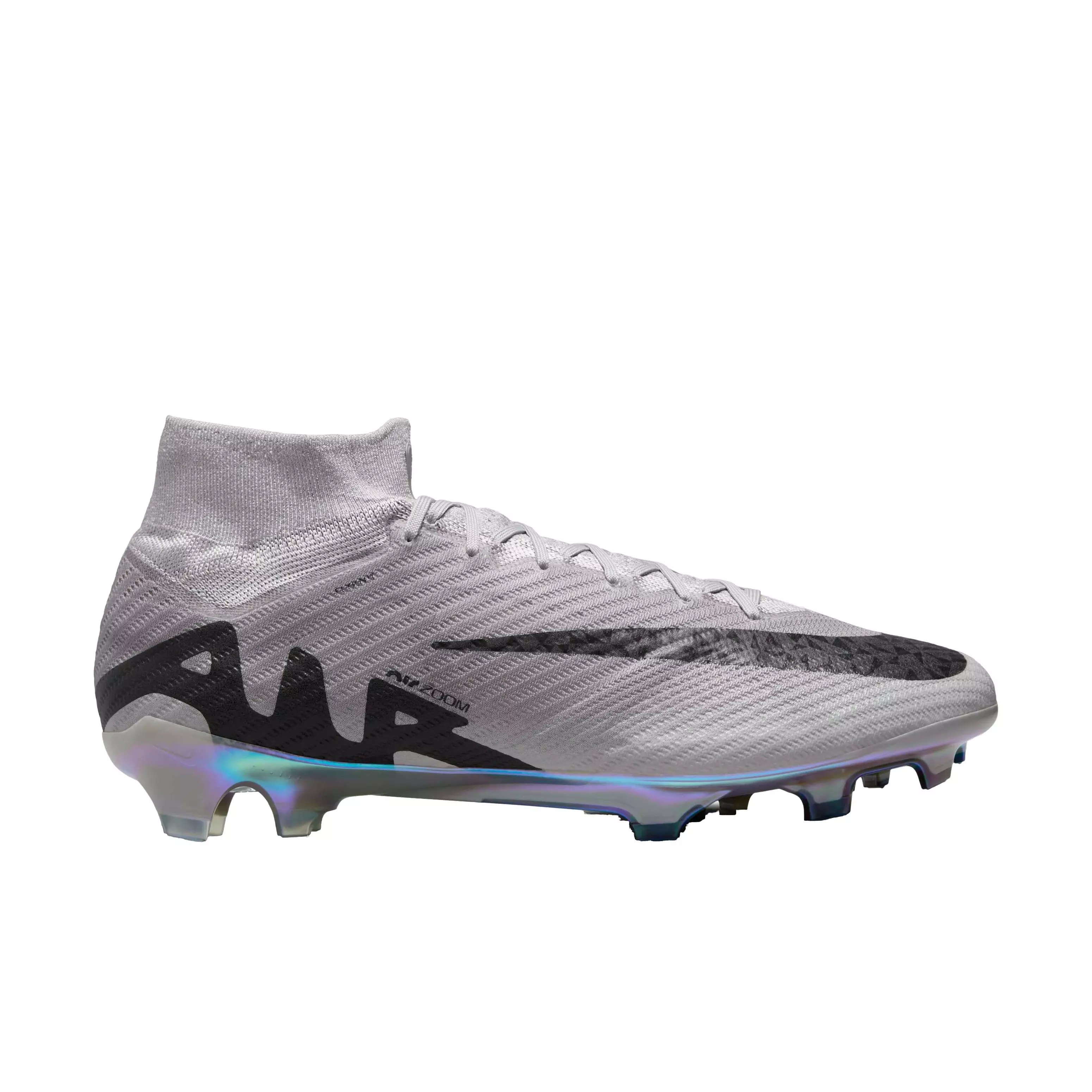 Nike Mercurial Superfly 9 Elite FG "Atmosphere Grey/Black" Men's Soccer Cleat - GREY/BLACK