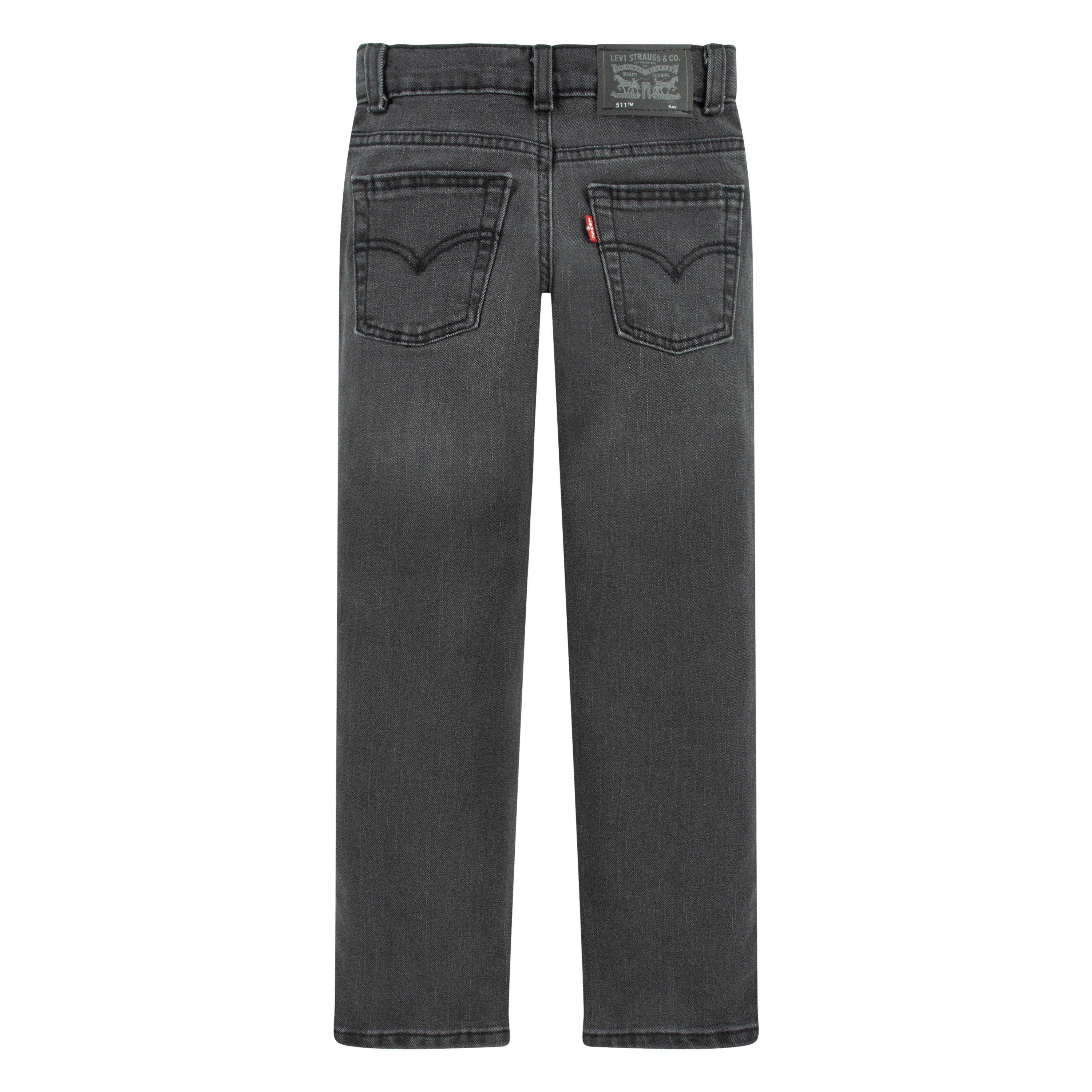 Levi's 511 Slim Fit Performance Little Boys' Black Wash Denim Jeans