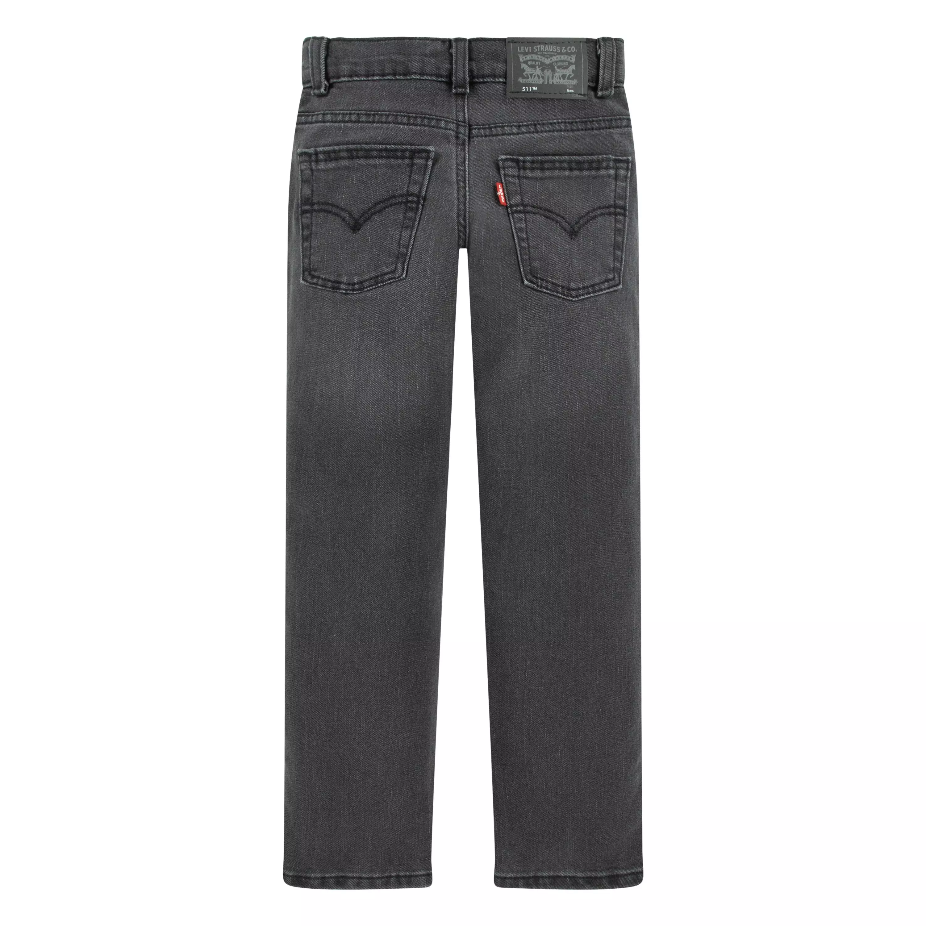 Levi's Little Boys' 511 Slim Fit Performance Black Wash Denim Jeans - BLACK
