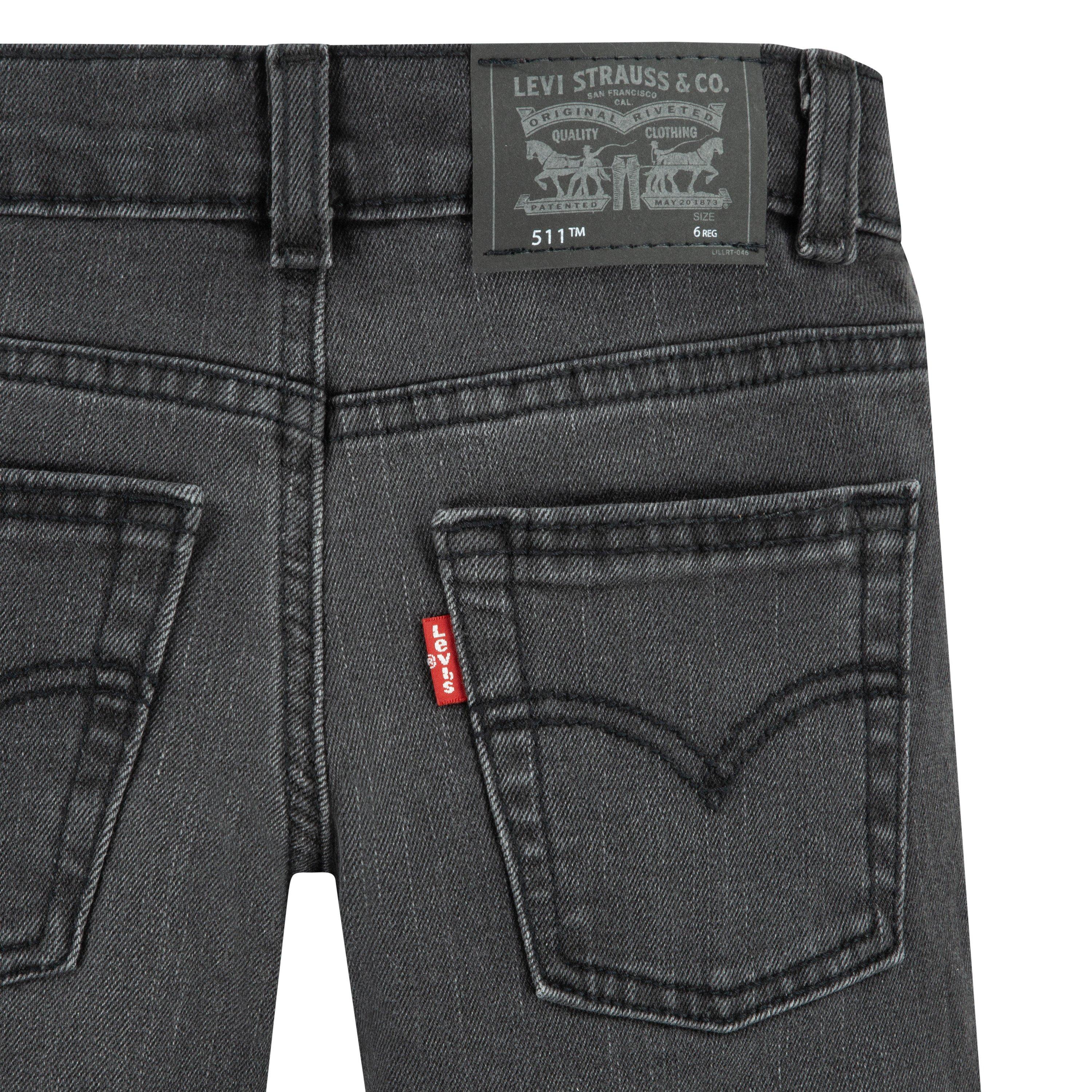 Levi's 511 Slim Fit Performance Little Boys' Black Wash Denim Jeans
