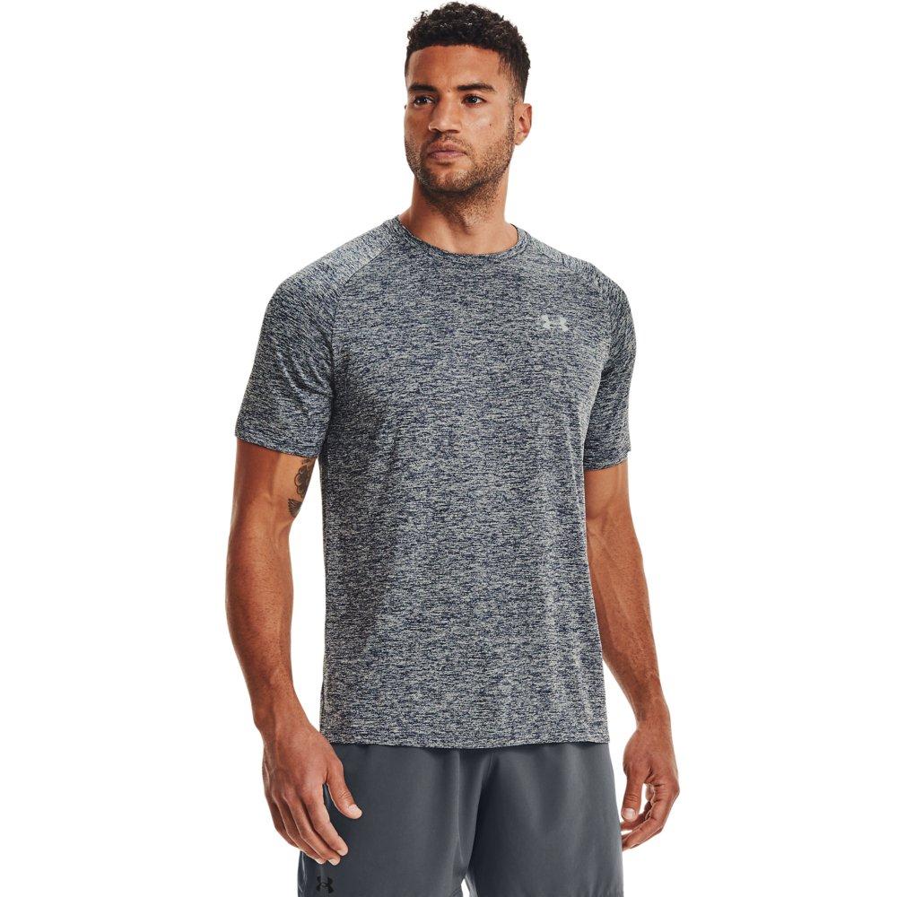 Under Armour Men's Tech 2.0 Steel Tee - NAVY Thumbnail View 1