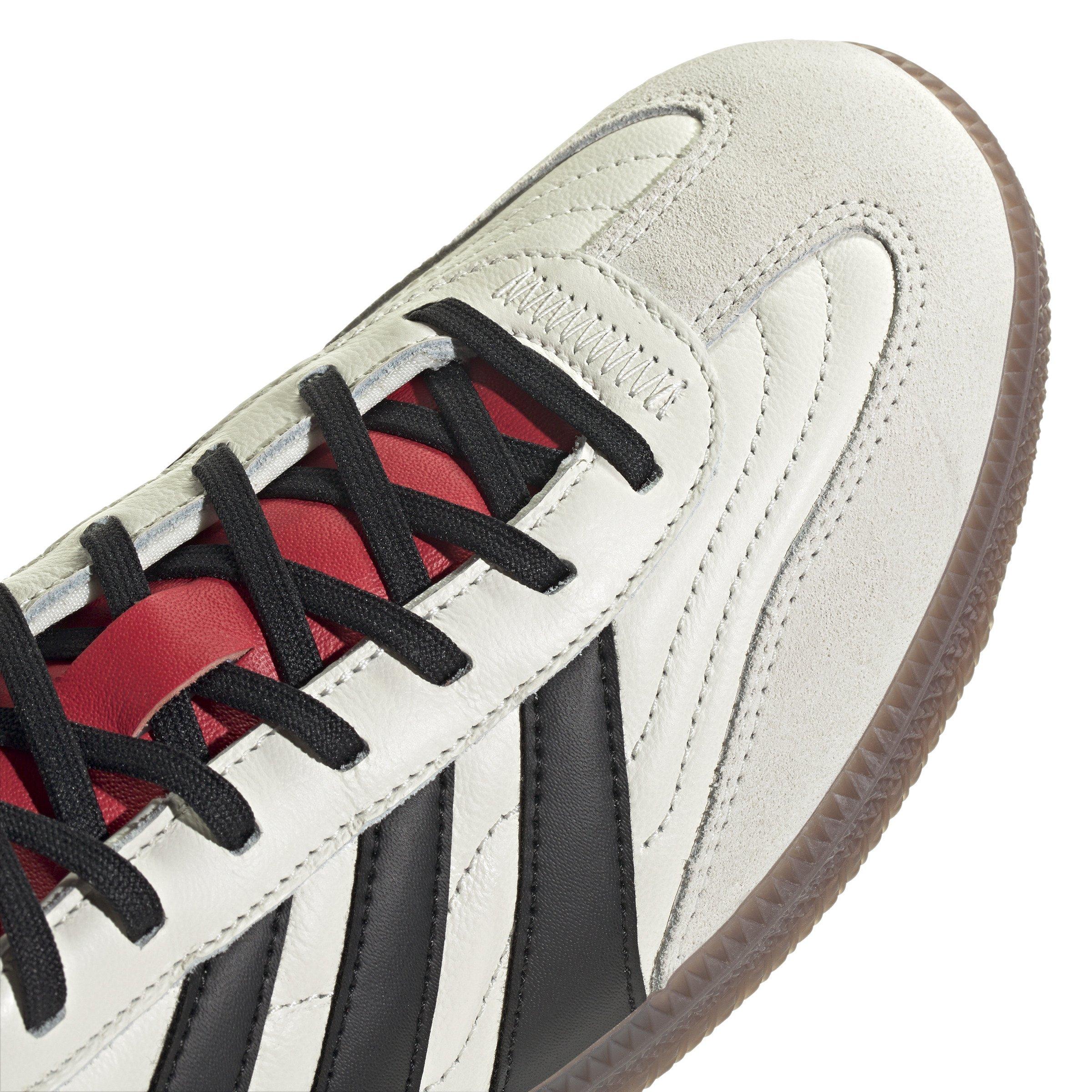 adidas Predator Freestyle Indoor "Off White/Core Black/Pure Ruby" Unisex Soccer Shoe - OFF WHITE/BLACK/RUBY Thumbnail View 8