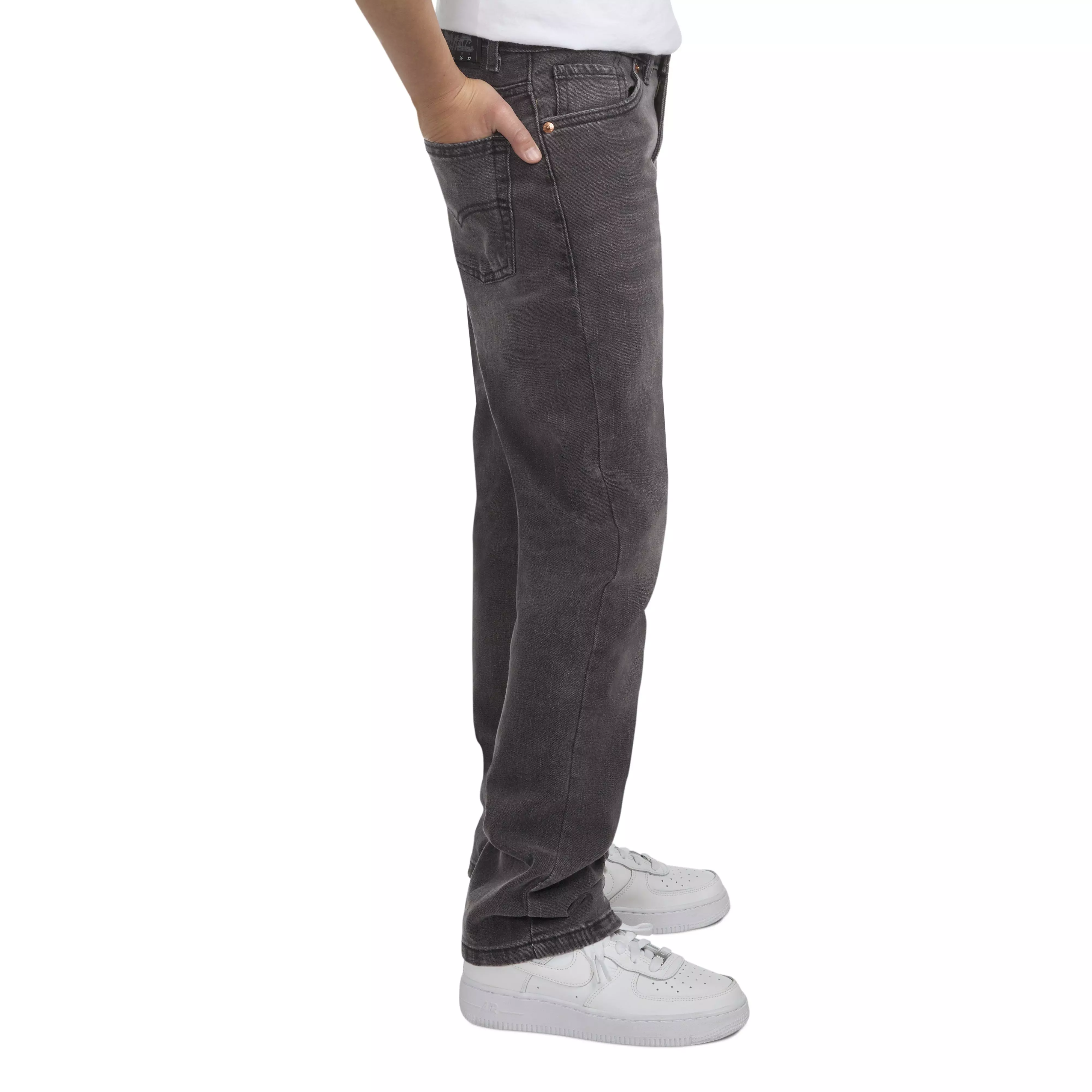 Levi's Big Boys' 511 Slim Fit Performance Black Wash Denim Jeans - BLACK