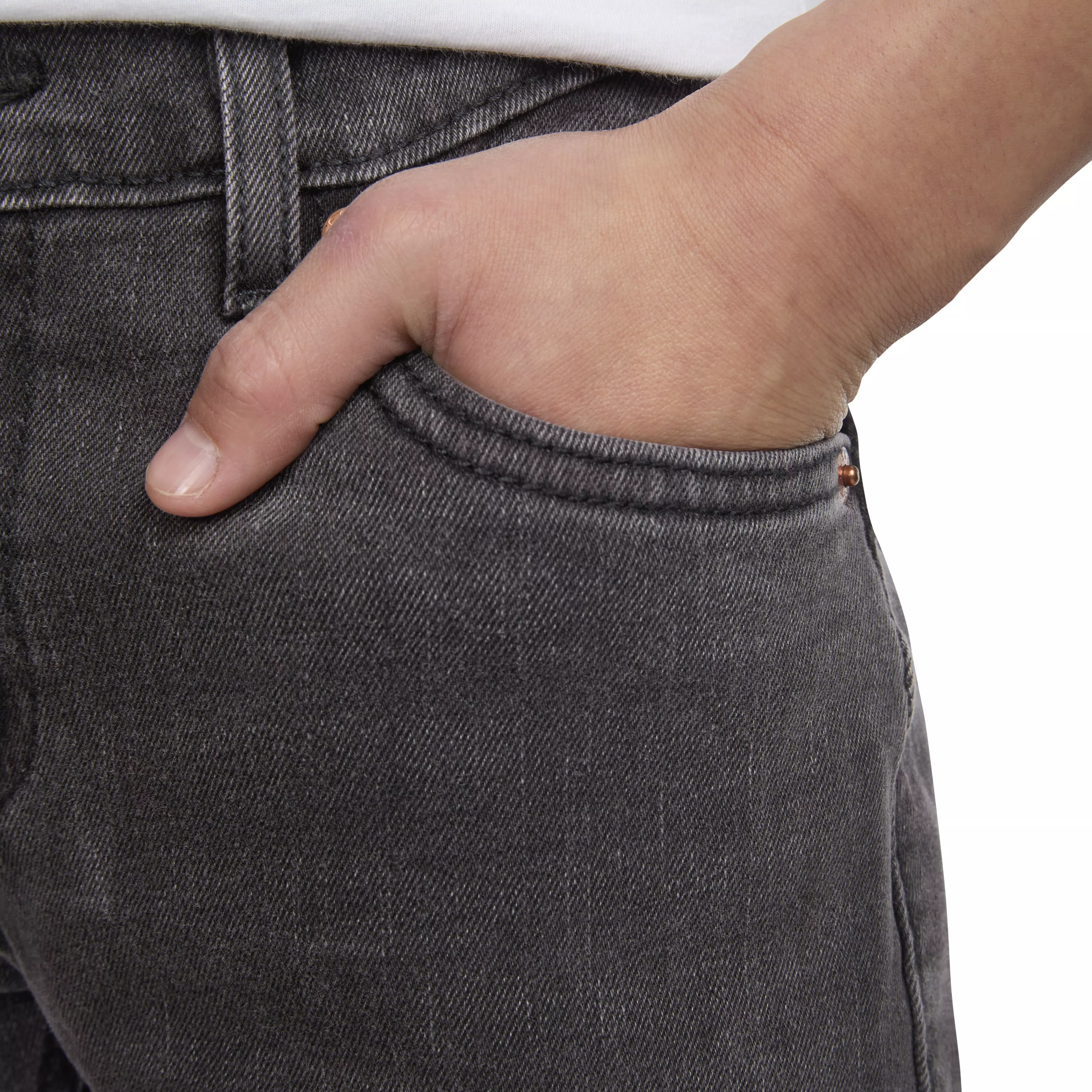 Levi's Big Boys' 511 Slim Fit Performance Black Wash Denim Jeans - BLACK