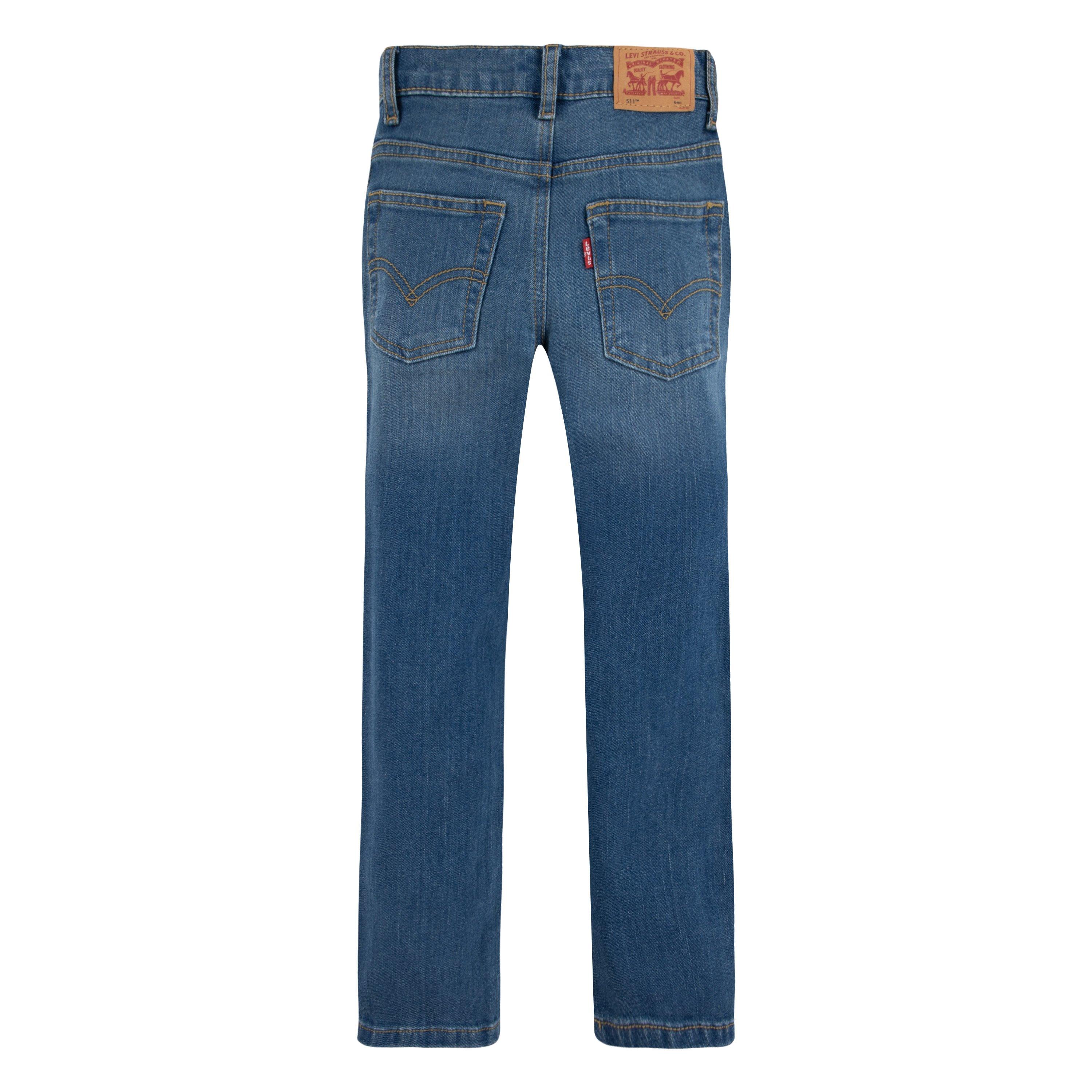 Levi's 511 Slim Fit Performance Little Boys' Dark Blue Wash Denim Jeans