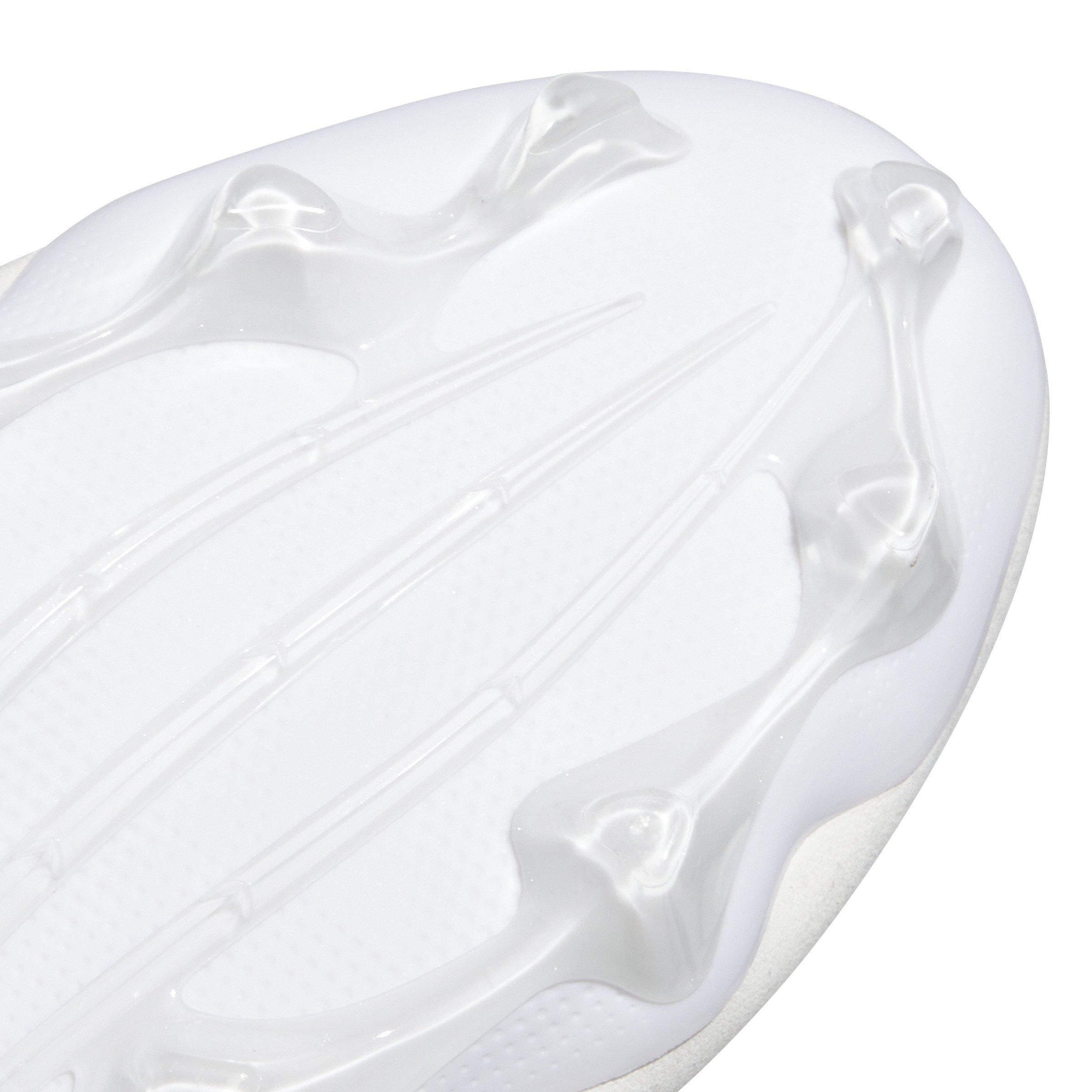adidas Adizero Impact + "Ftwr White/Silver Metallic/Ftwr White" Men's Football Cleat - WHITE/SILVER/WHITE Thumbnail View 7