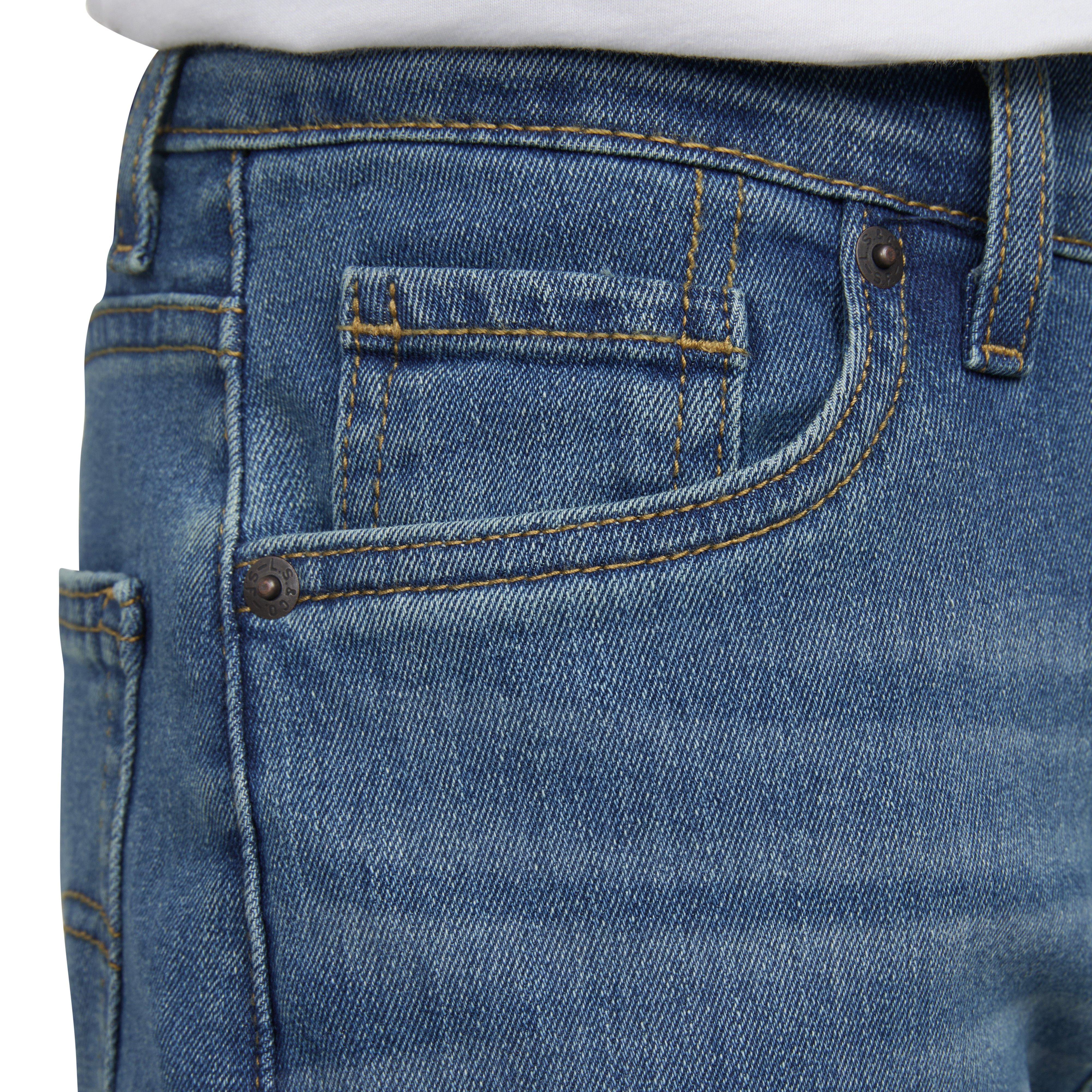 Levi's Big Boys' 511 Slim Fit Performance Dark Blue Wash Denim Jeans - DARK BLUE Thumbnail View 4