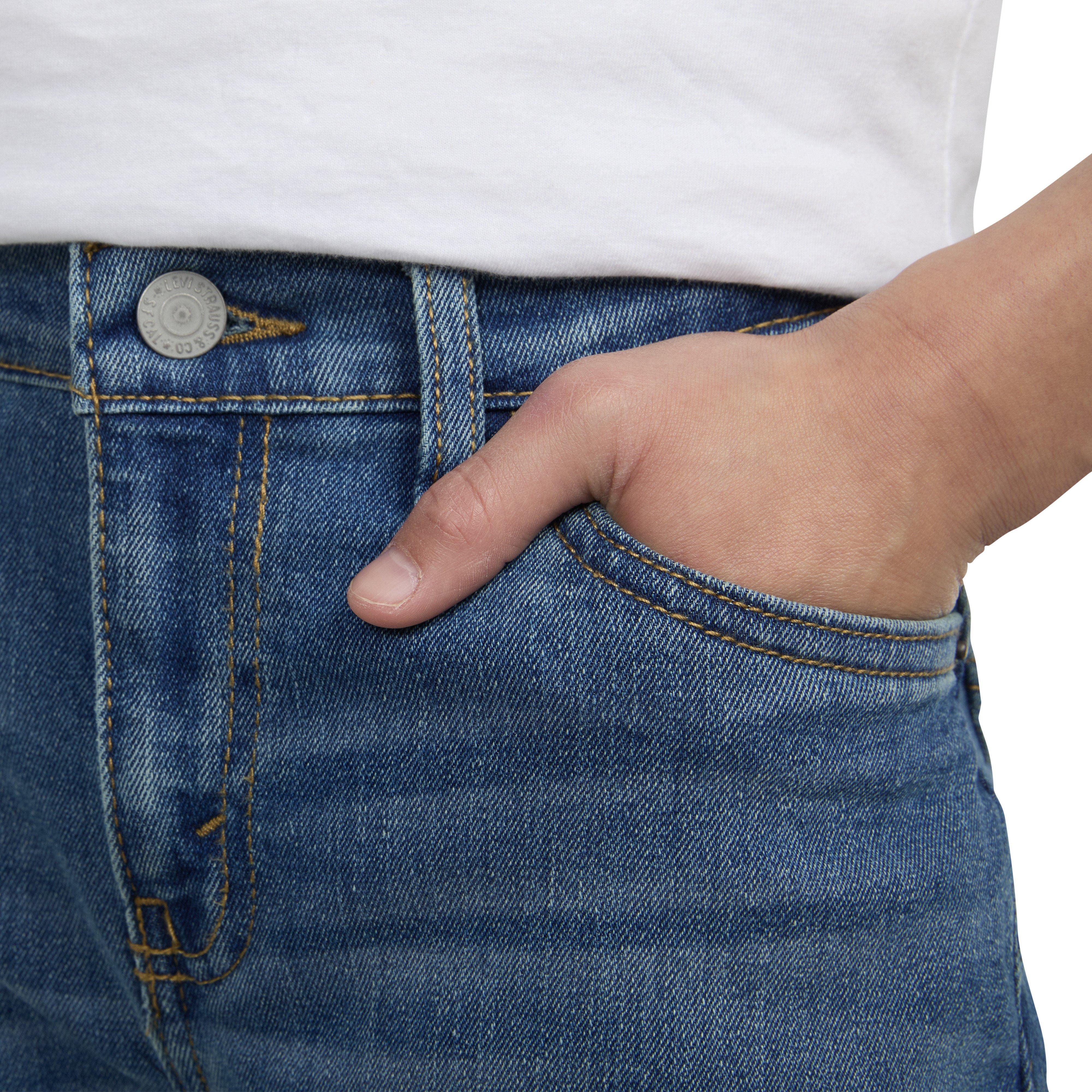 Levi's 511 Slim Fit Performance Big Boys' Dark Blue Wash Denim Jeans