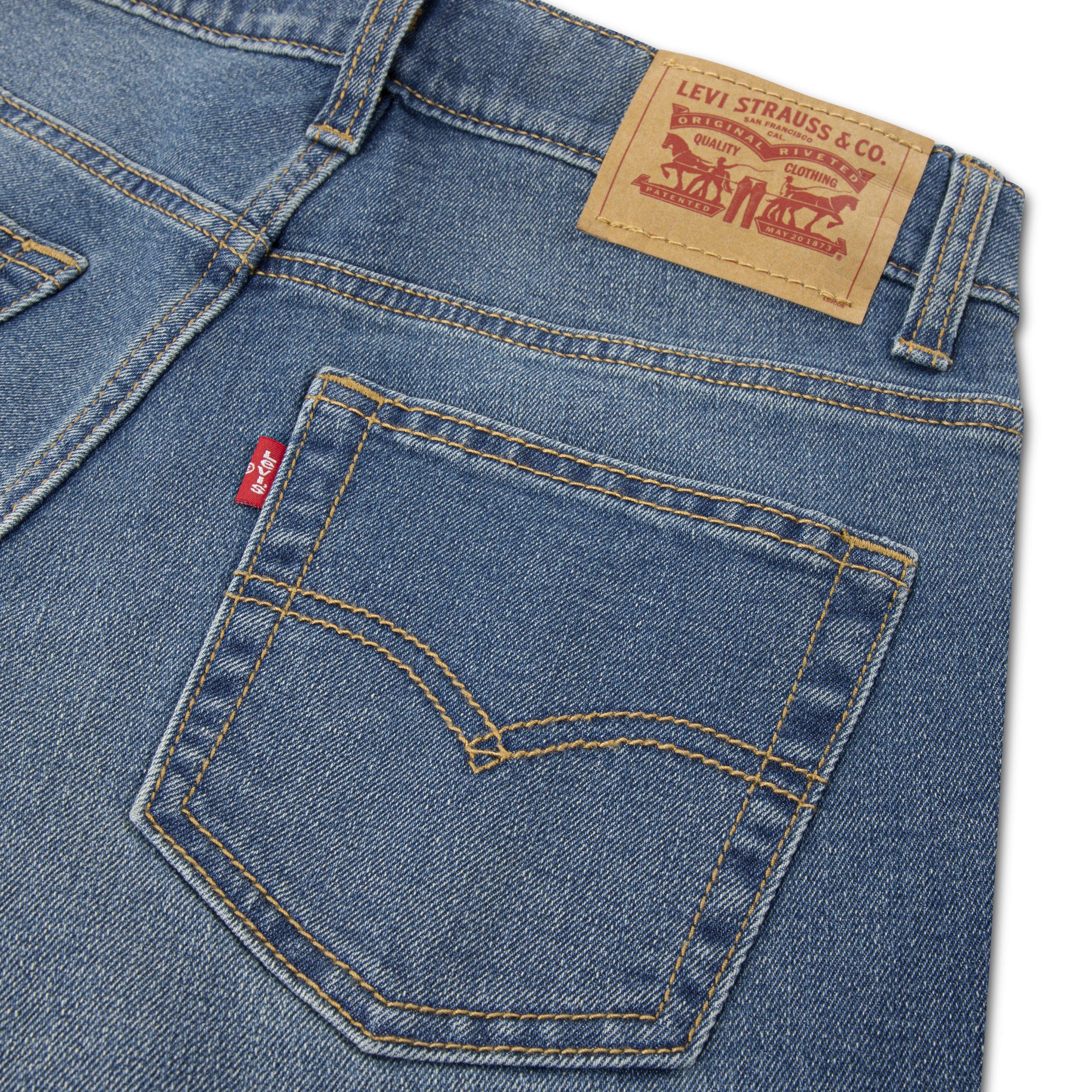 Levi's Big Boys' 511 Slim Fit Performance Dark Blue Wash Denim Jeans - DARK BLUE Thumbnail View 6