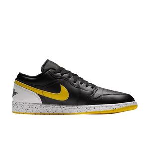 Jordan 1 Low SE "Black/White/Tour Yellow" Men's Shoe - BLACK/WHITE/YELLOW