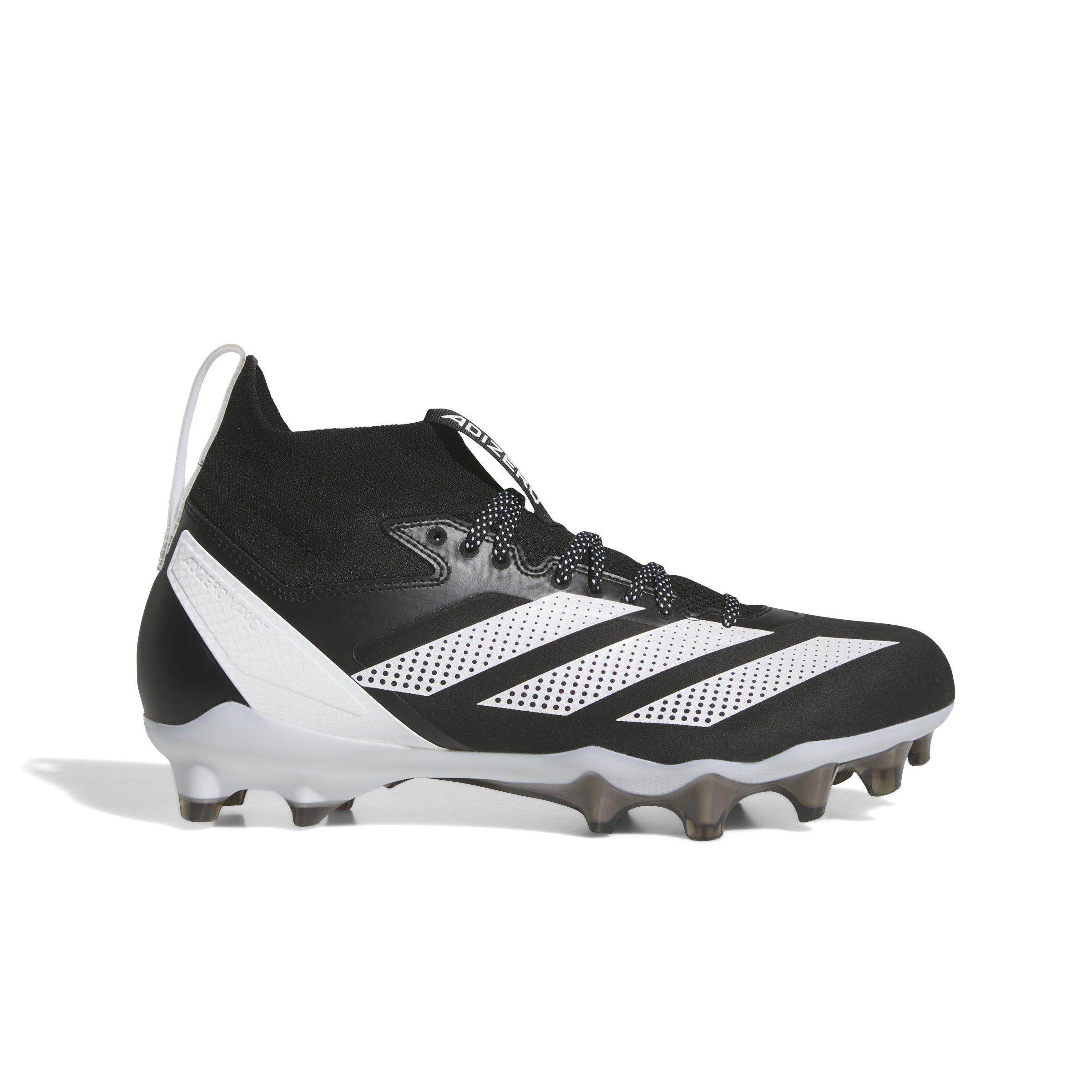 adidas Adizero Impact + "Core Black/Ftwr White/Core Black" Men's Football Cleat - BLACK/WHITE/BLACK Thumbnail View 1