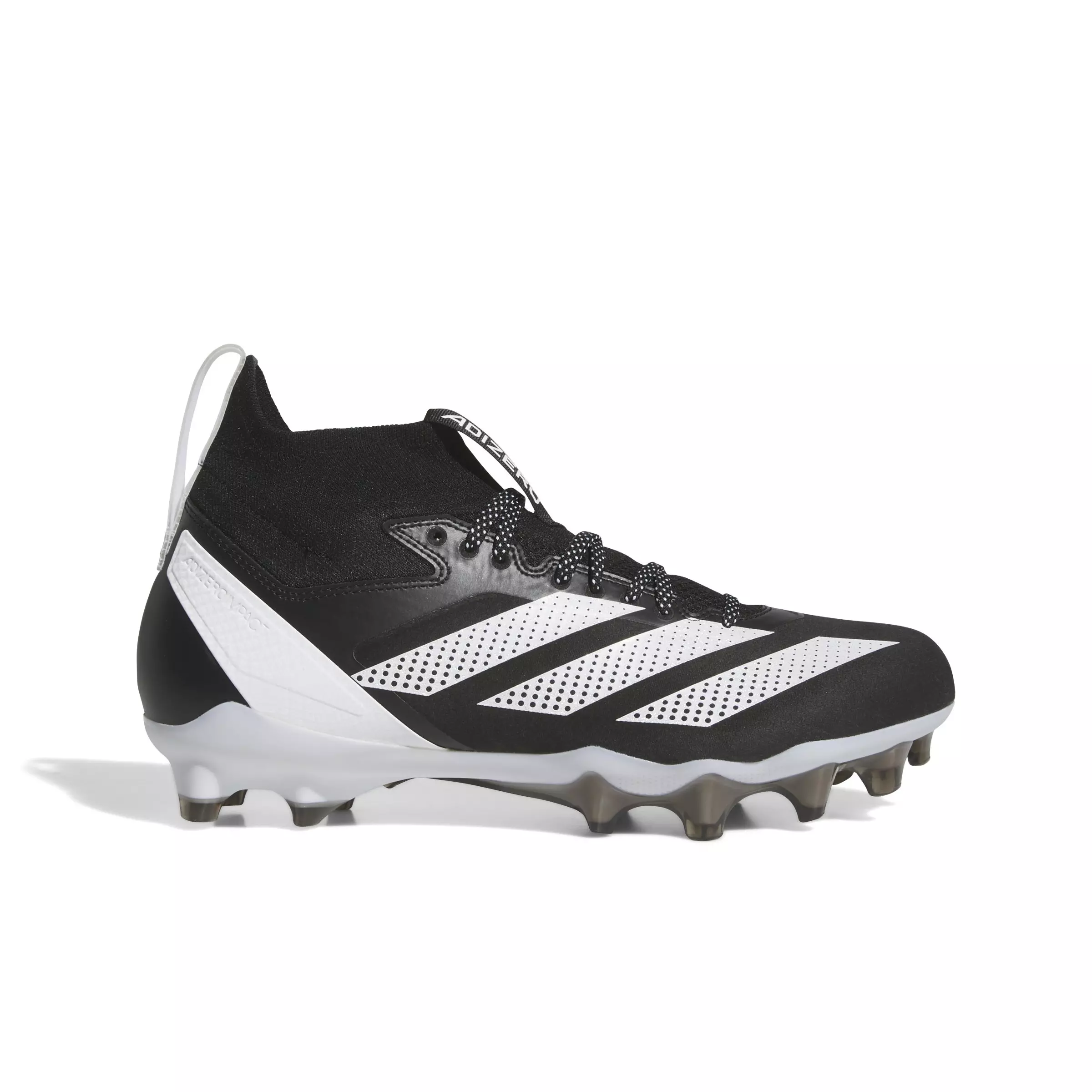 adidas Adizero Impact + "Core Black/Ftwr White/Core Black" Men's Football Cleat - BLACK/WHITE/BLACK