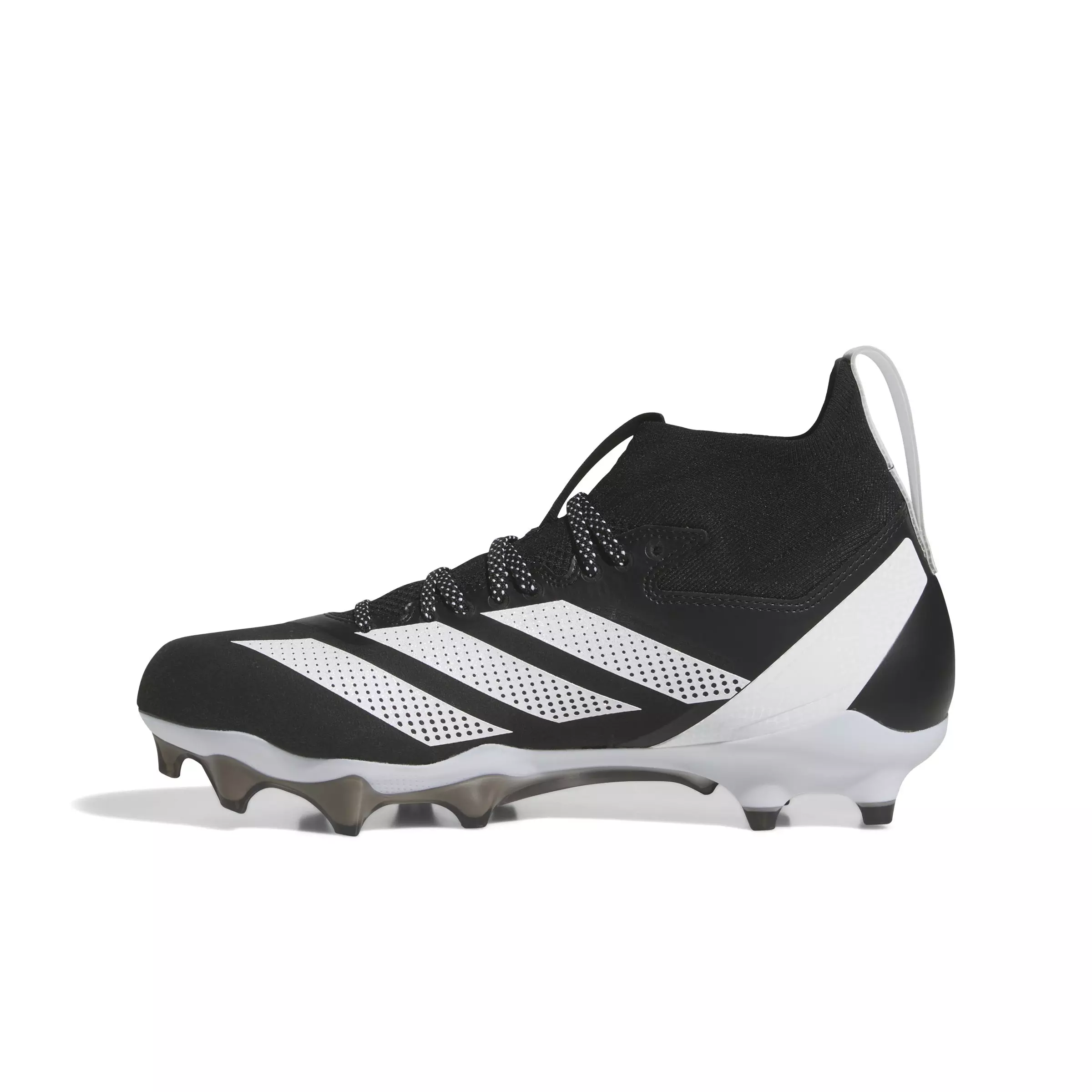 adidas Adizero Impact + "Core Black/Ftwr White/Core Black" Men's Football Cleat - BLACK/WHITE/BLACK