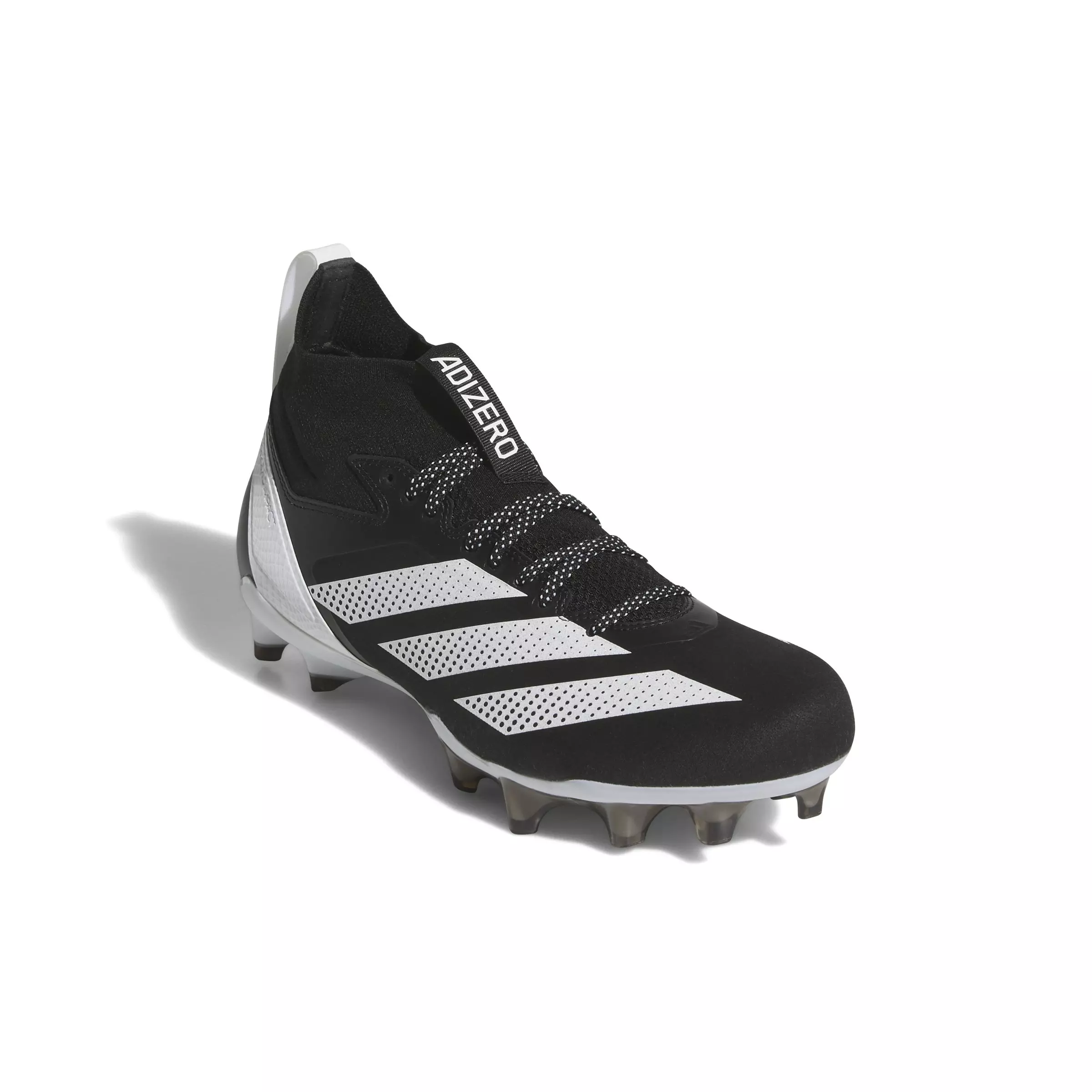 adidas Adizero Impact + "Core Black/Ftwr White/Core Black" Men's Football Cleat - BLACK/WHITE/BLACK