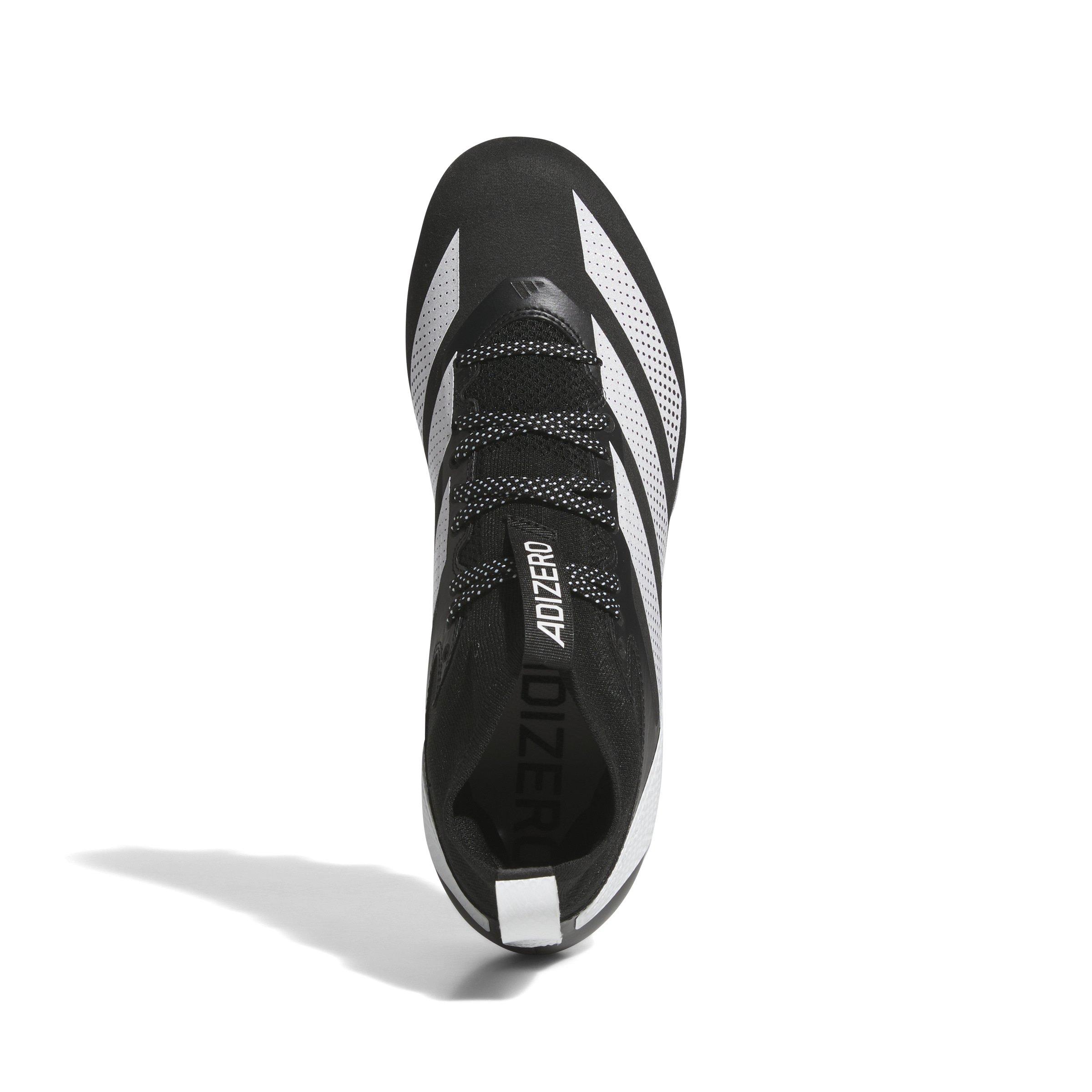 adidas Adizero Impact + "Core Black/Ftwr White/Core Black" Men's Football Cleat - BLACK/WHITE/BLACK Thumbnail View 5