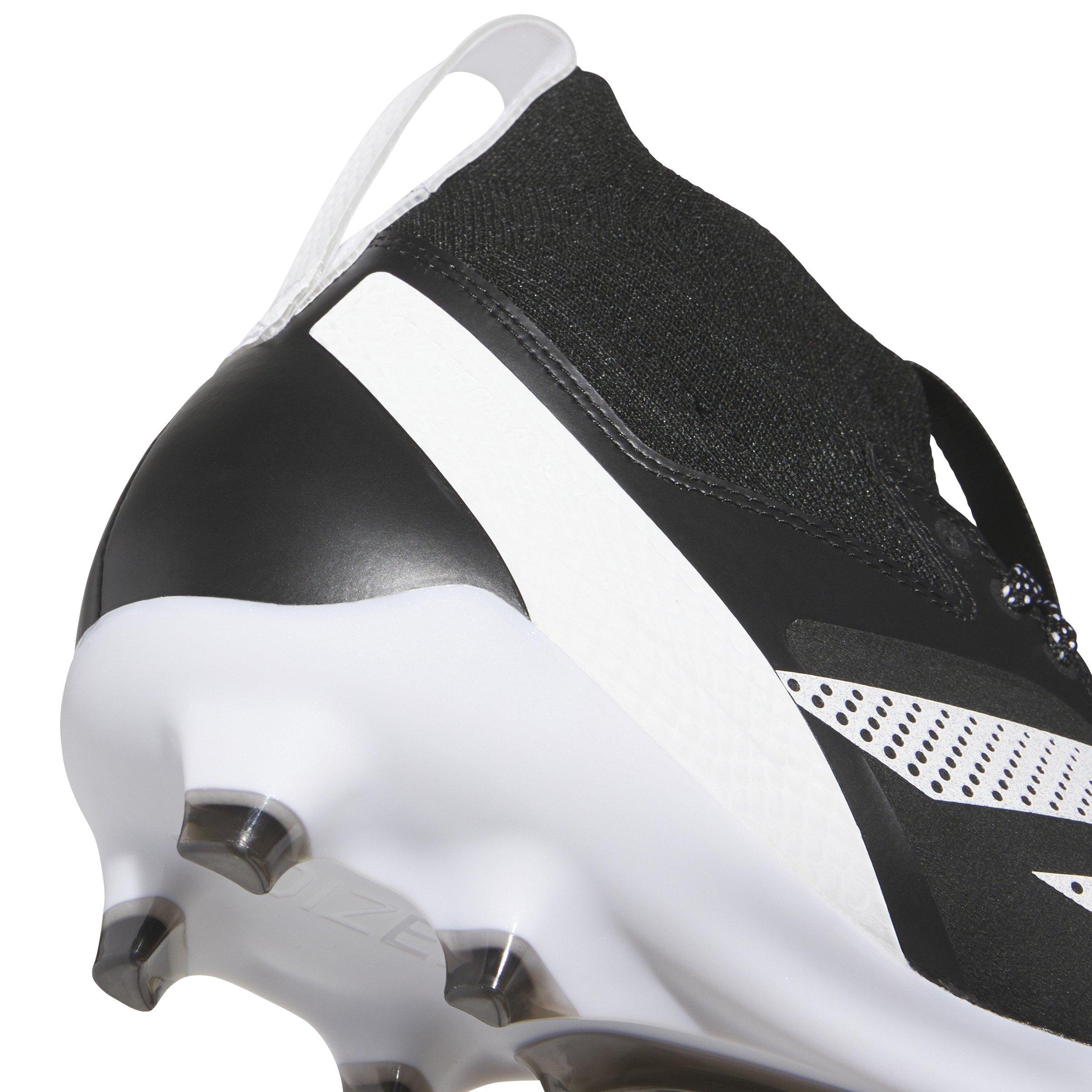 adidas Adizero Impact + "Core Black/Ftwr White/Core Black" Men's Football Cleat - BLACK/WHITE/BLACK Thumbnail View 7