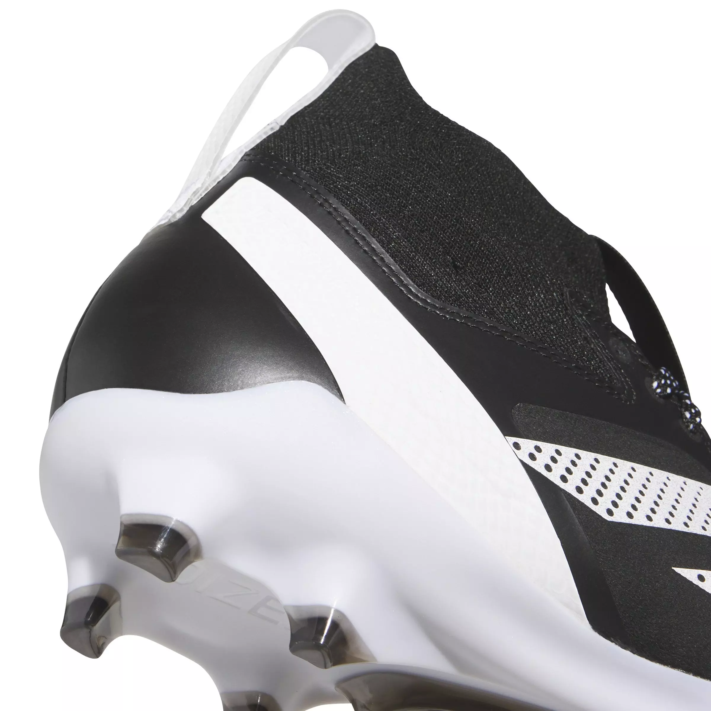 adidas Adizero Impact + "Core Black/Ftwr White/Core Black" Men's Football Cleat - BLACK/WHITE/BLACK