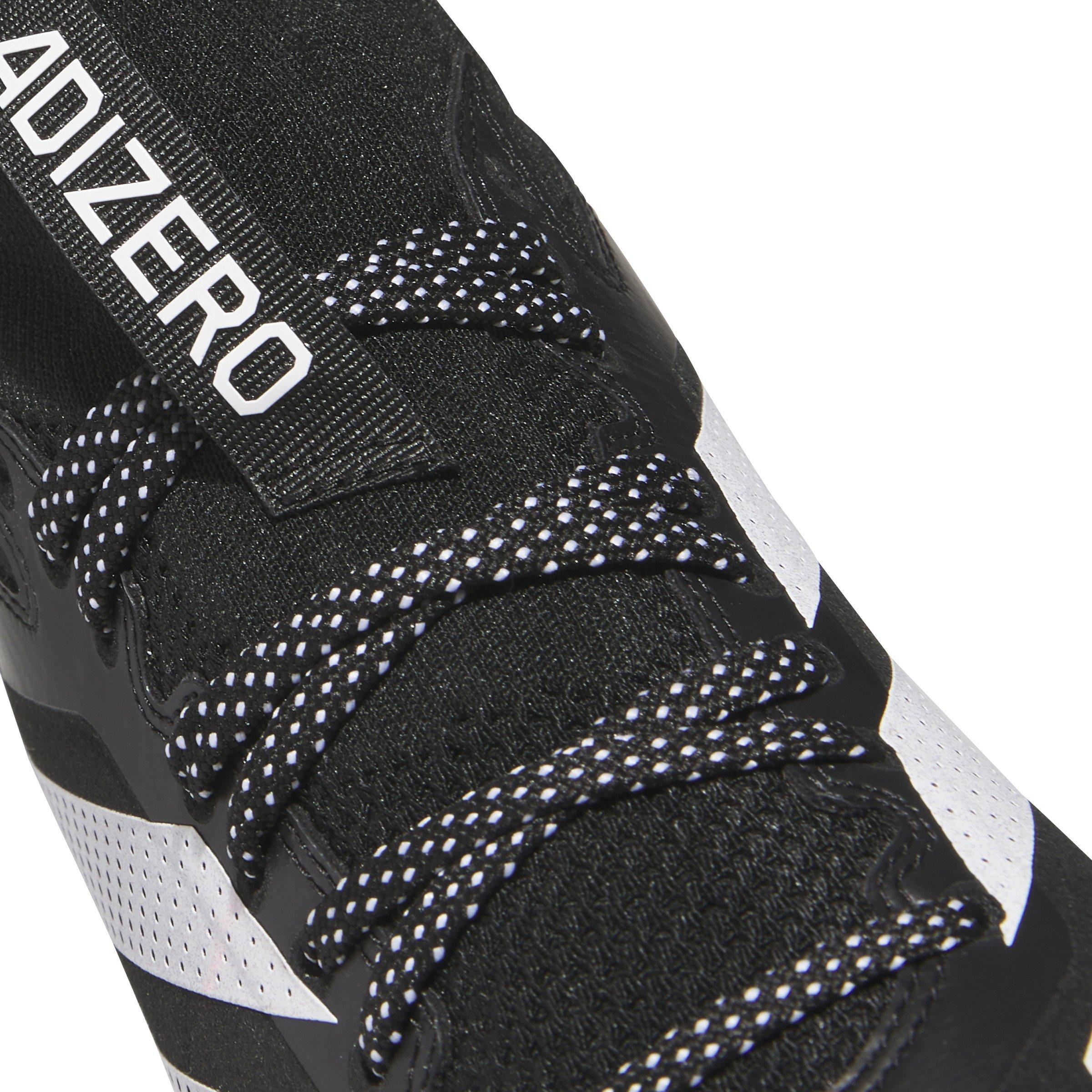 adidas Adizero Impact + "Core Black/Ftwr White/Core Black" Men's Football Cleat - BLACK/WHITE/BLACK Thumbnail View 8