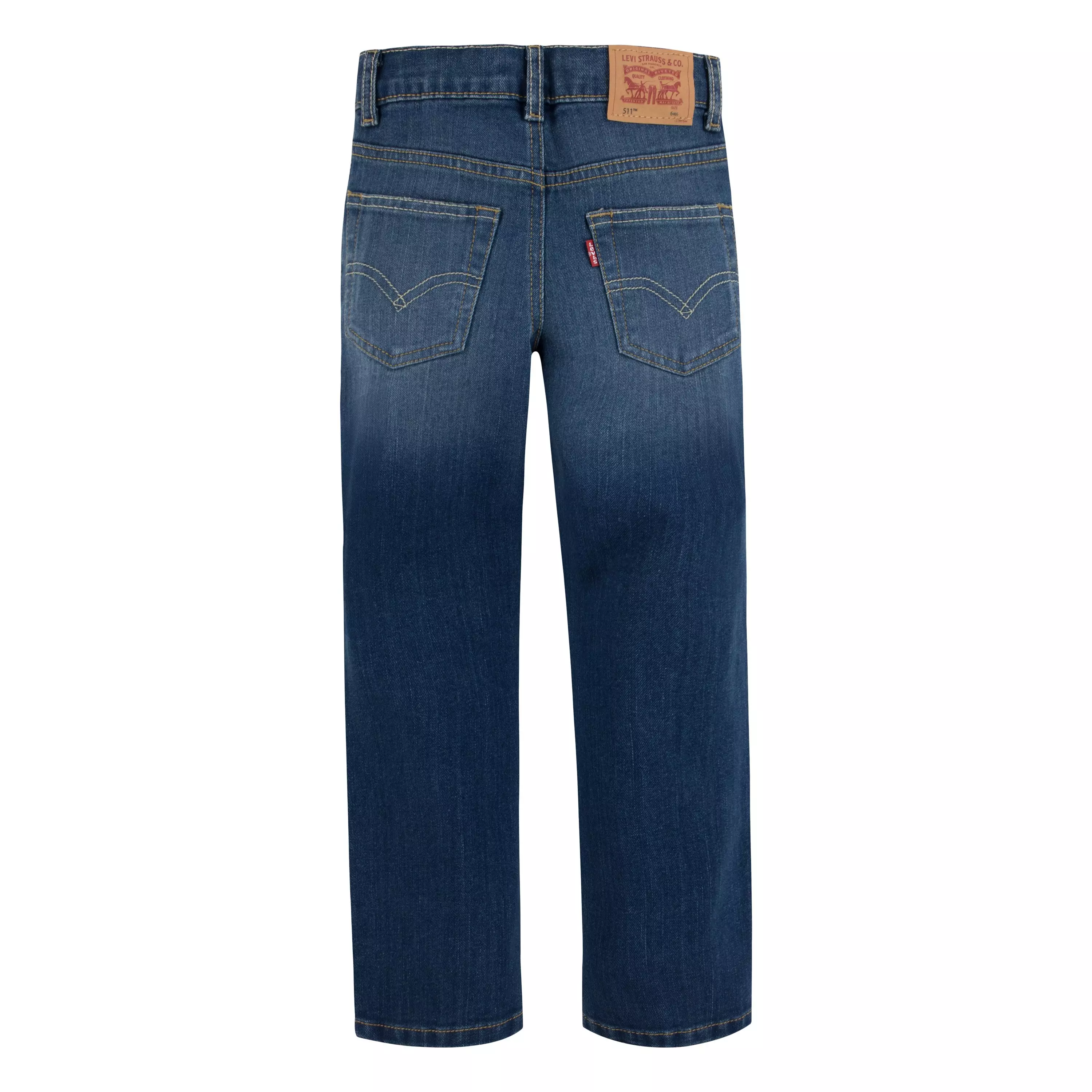 Levi's Little Boys' 511 Slim Fit Performance Medium Blue Wash Denim Jeans - MEDIUM BLUE
