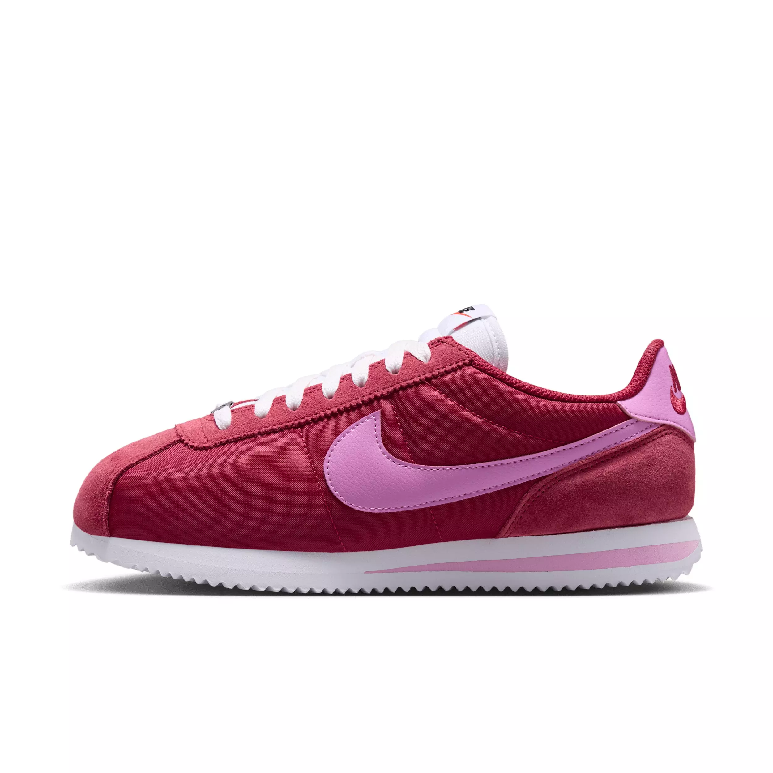 Nike Cortez "Tough Red/White/Safety Orange/Light Magenta" Women's Shoe - RED/WHITE/ORANGE/LT MAGENTA