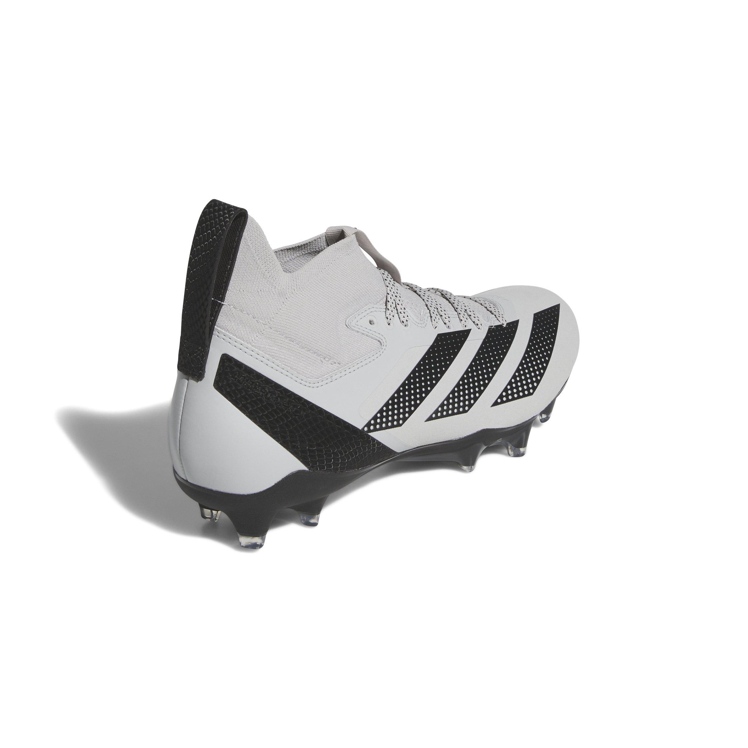 adidas Adizero Impact + "Grey Two/Core Black/Grey Two" Men's Football Cleat - GREY/BLACK/GREY Thumbnail View 4