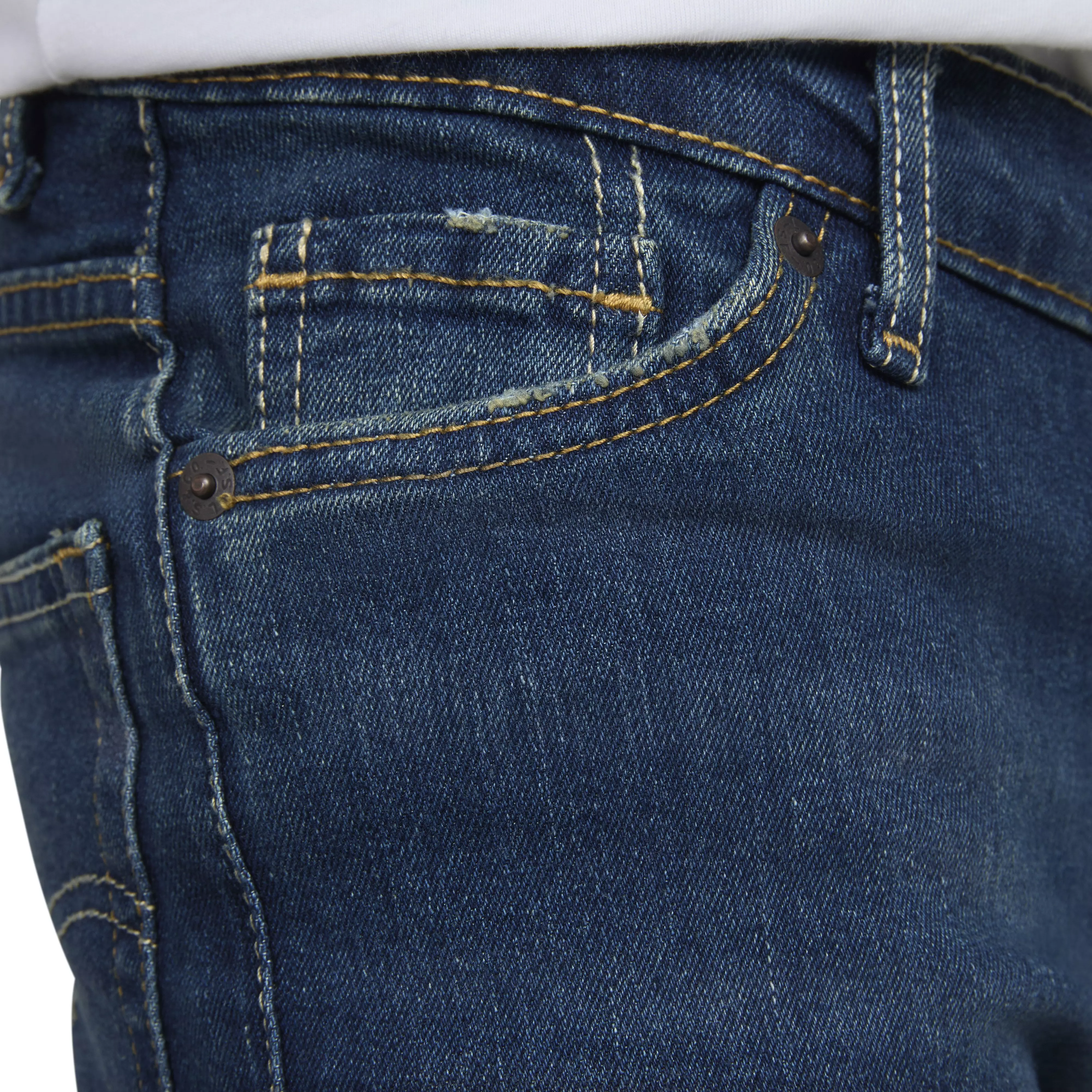 Levi's Big Boys' 511 Slim Fit Performance Medium Blue Wash Denim Jeans - MEDIUM BLUE