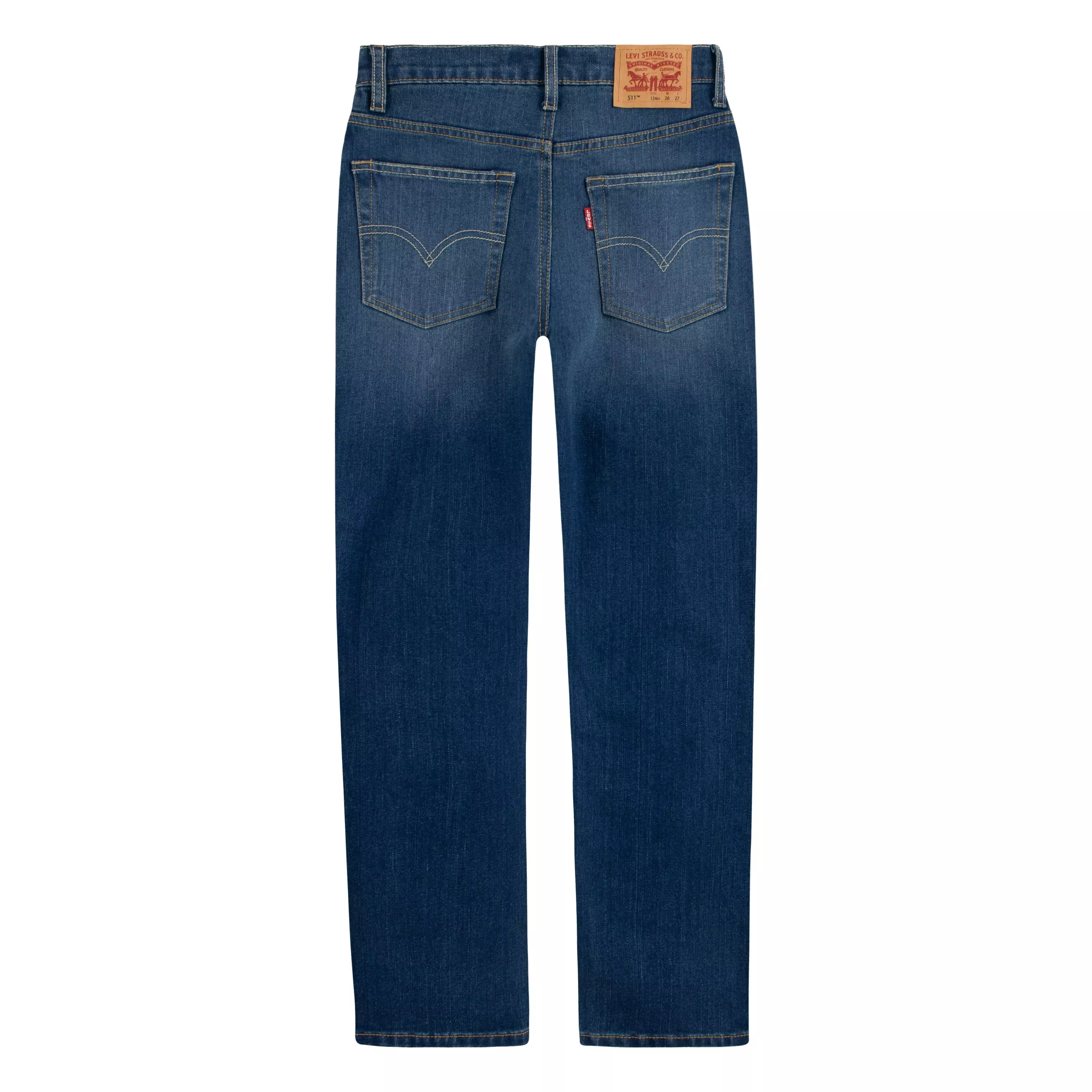 Levi's Big Boys' 511 Slim Fit Performance Medium Blue Wash Denim Jeans - MEDIUM BLUE