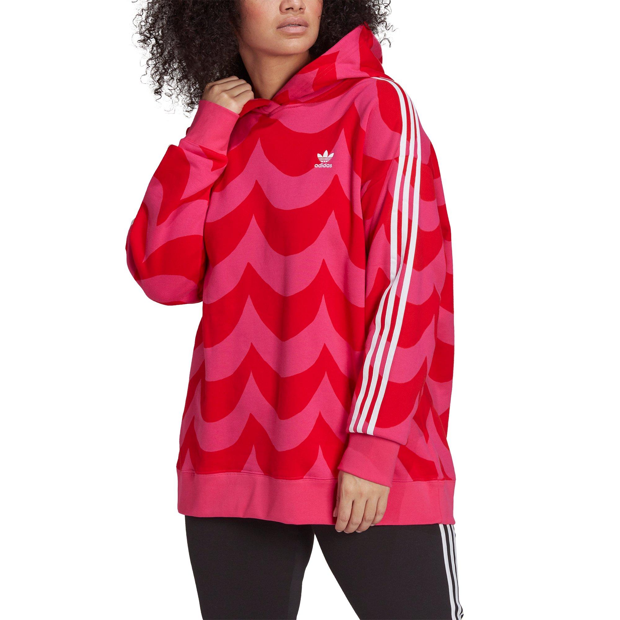 Adidas hoodie best sale women red