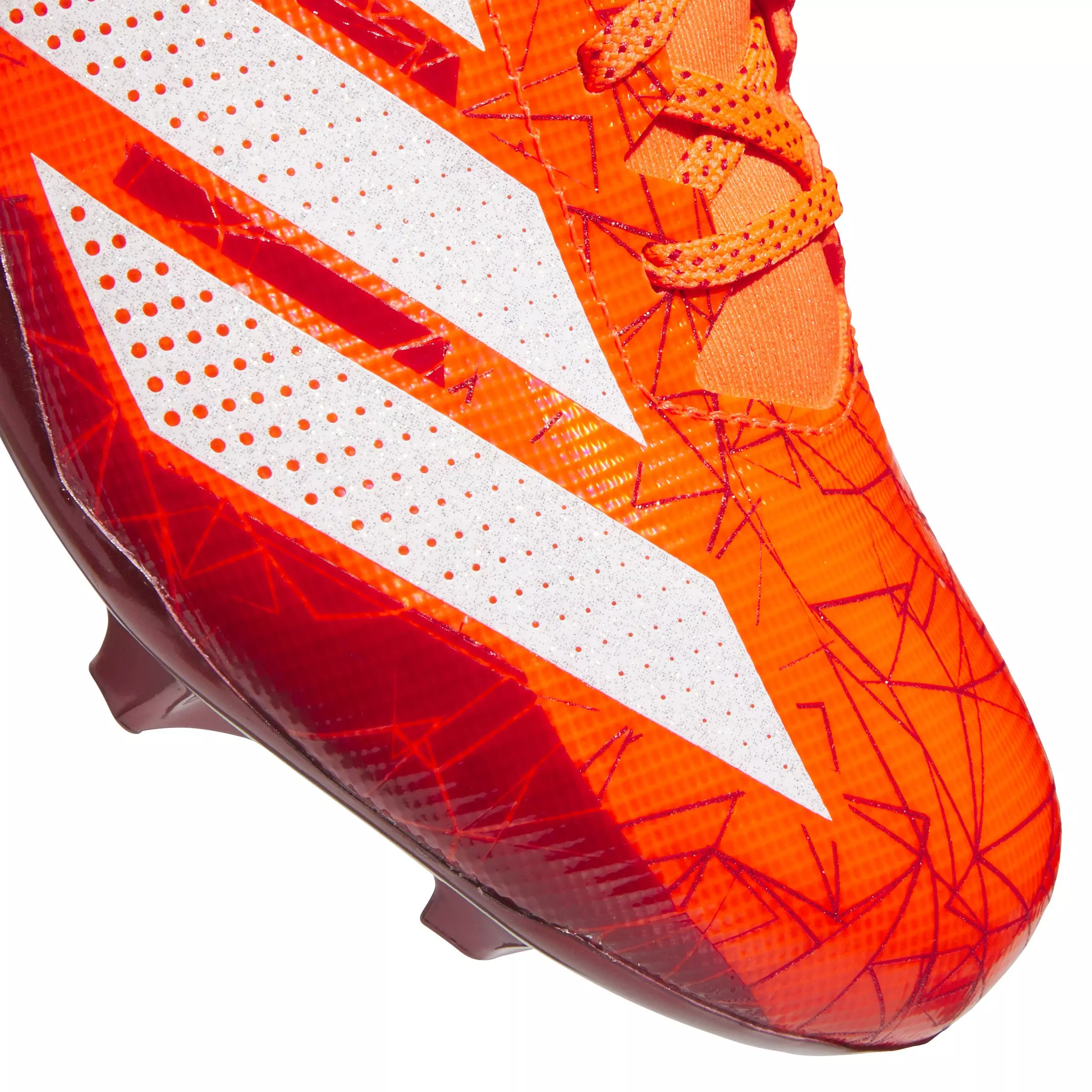adidas Adizero Electric AAB "Solar Red/Ftwr White/Team Power Red 2" Men's Football Cleat - RED/WHITE/RED