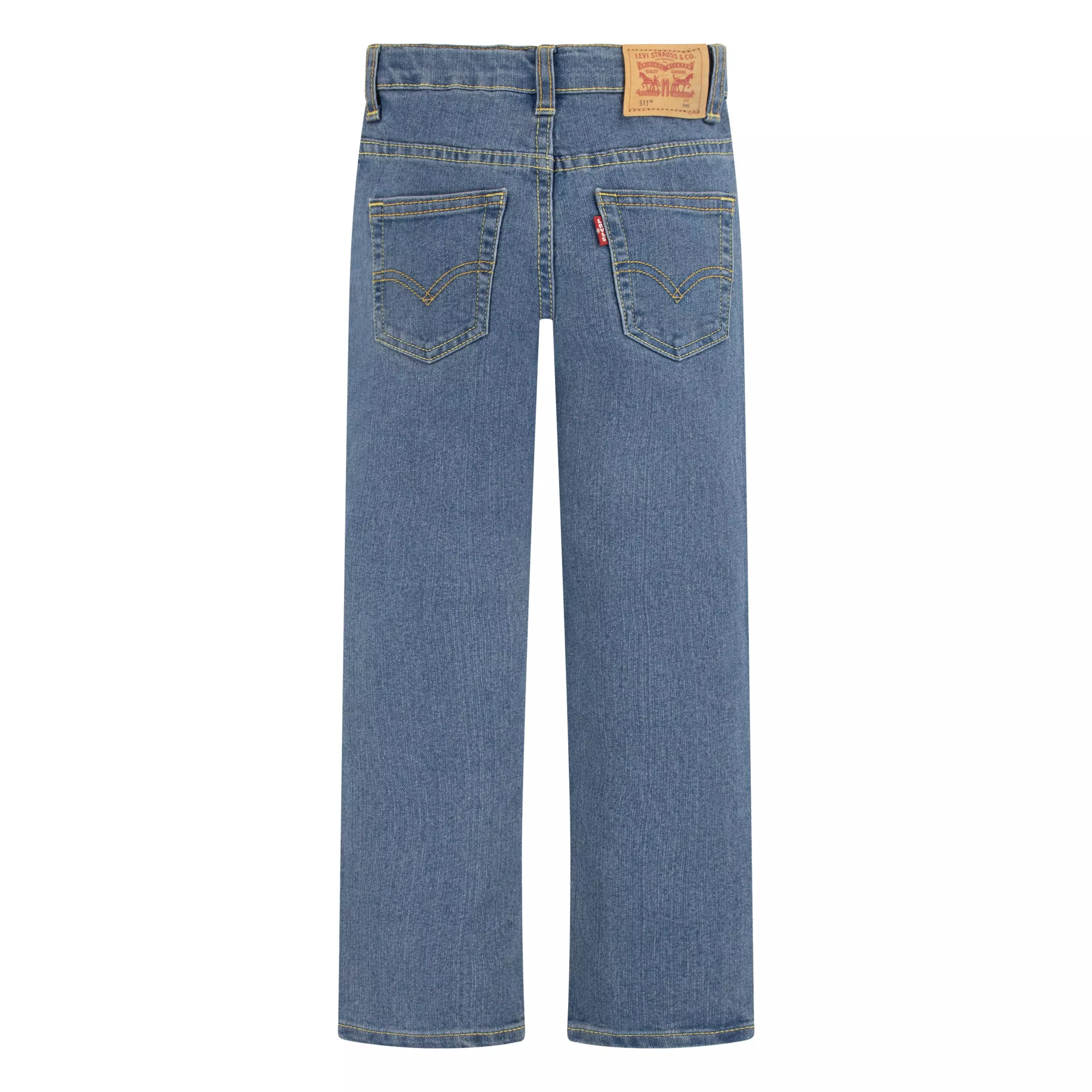 Levi's Little Boys' 511 Slim Fit Performance Blue Wash Denim Jeans - BLUE