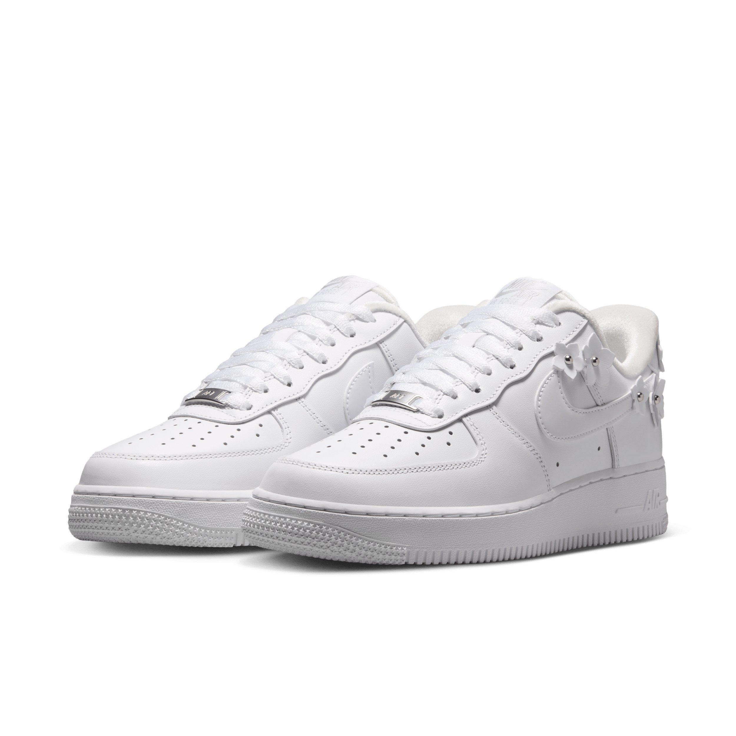Nike Air Force 1 '07 "White/Wolf Grey/Metallic Silver/White" Women's Shoe - WHITE/GREY/SILVER/WHITE Thumbnail View 3
