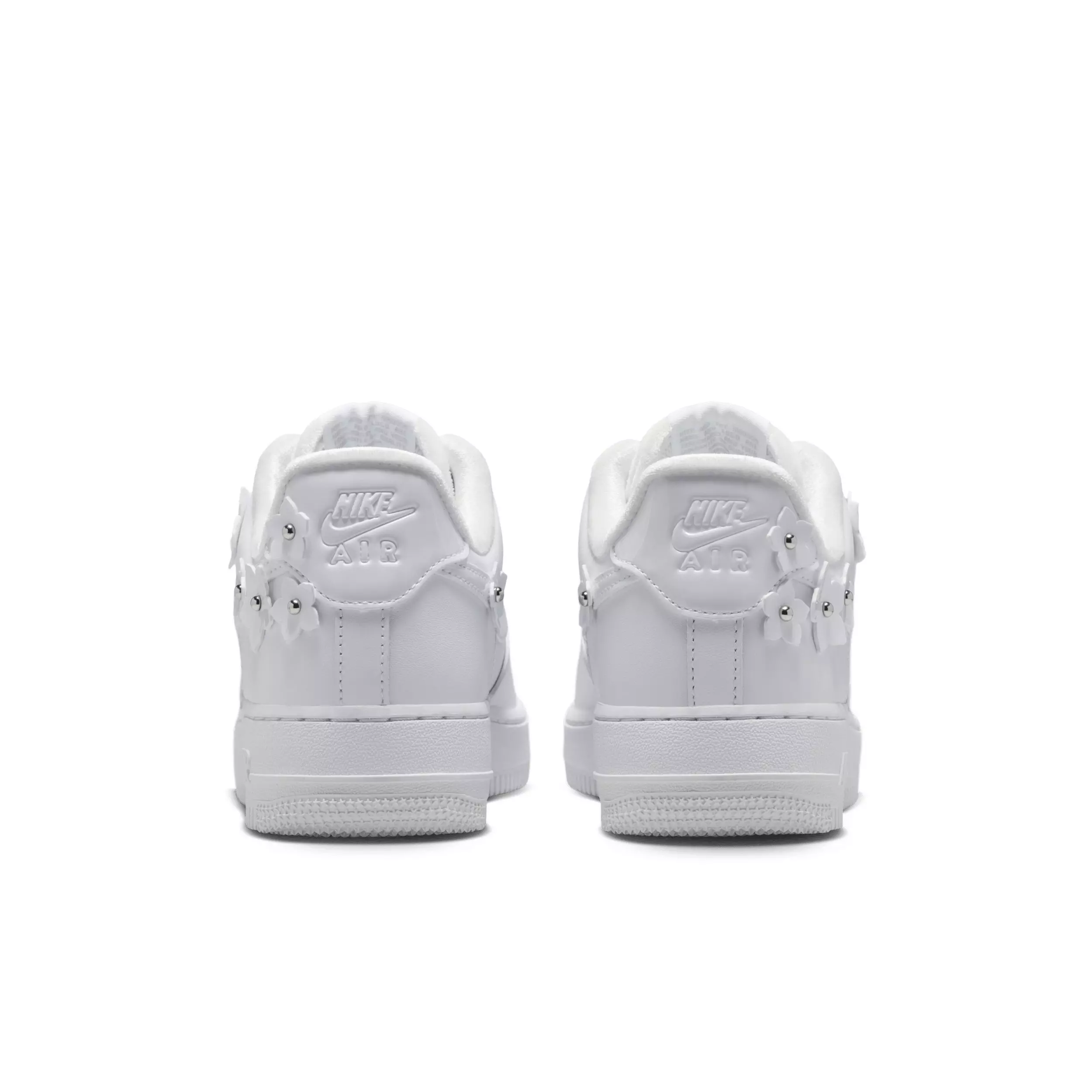 Nike Air Force 1 '07 "White/Wolf Grey/Metallic Silver/White" Women's Shoe - WHITE/GREY/SILVER/WHITE