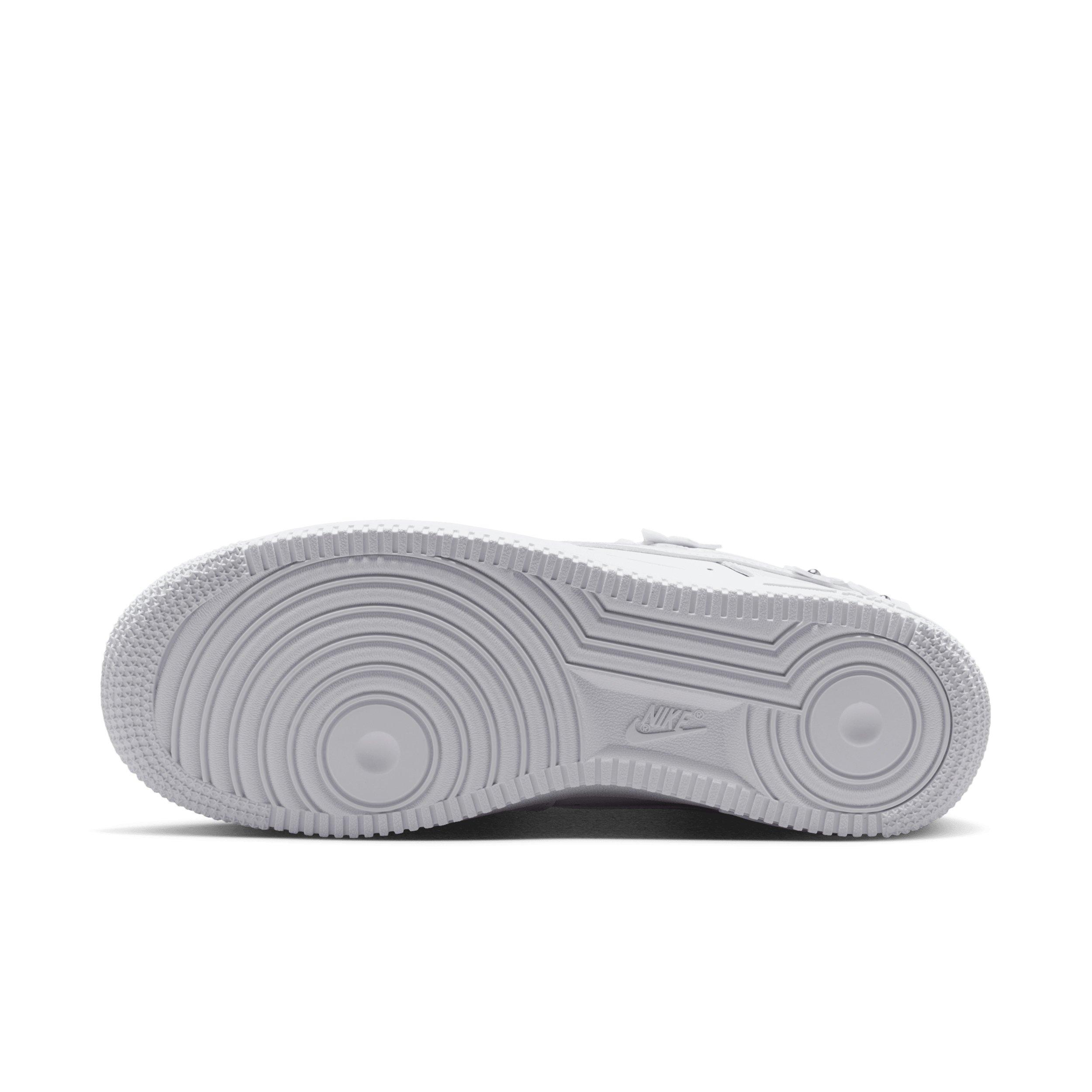 Nike Air Force 1 '07 "White/Wolf Grey/Metallic Silver/White" Women's Shoe - WHITE/GREY/SILVER/WHITE Thumbnail View 6