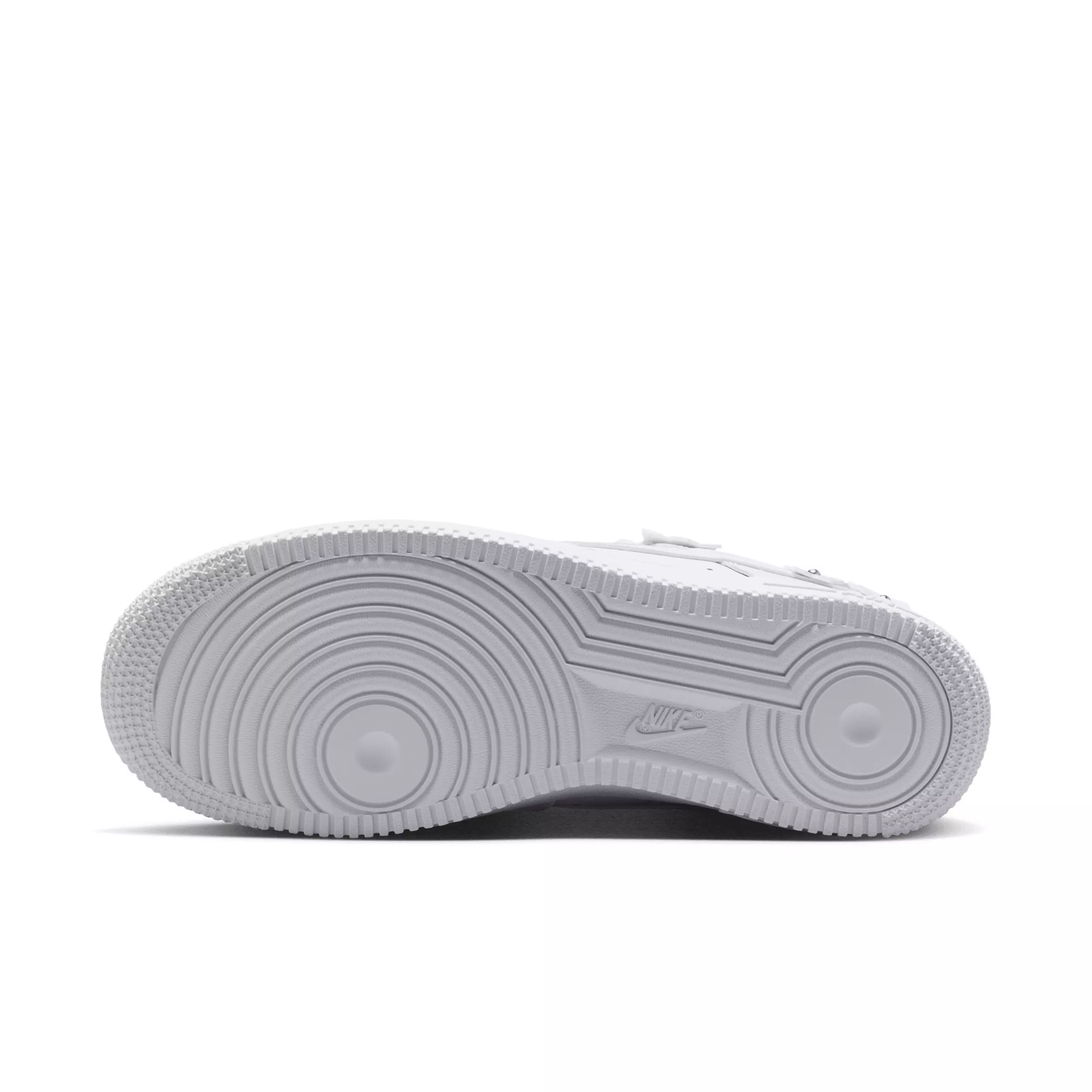 Nike Air Force 1 '07 "White/Wolf Grey/Metallic Silver/White" Women's Shoe - WHITE/GREY/SILVER/WHITE
